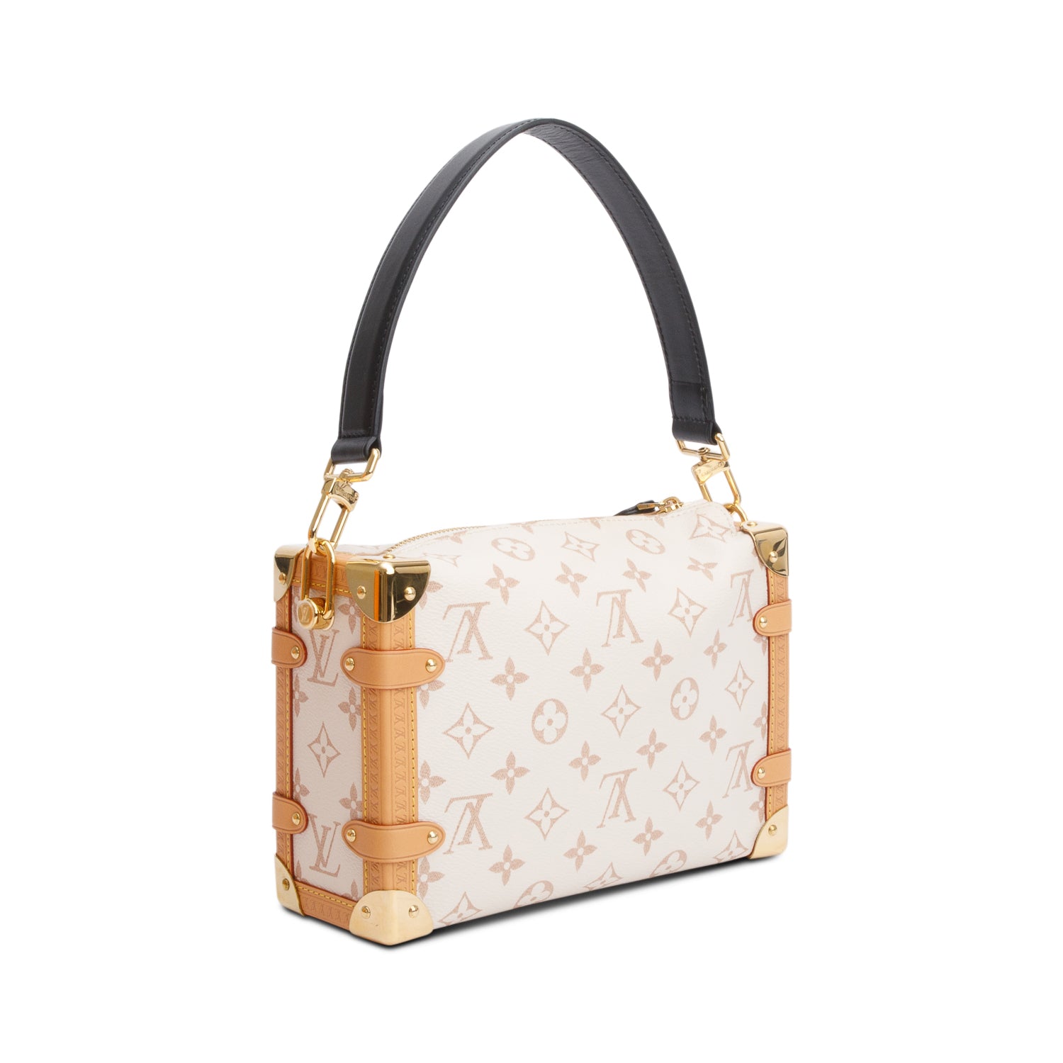 Louis Vuitton Dune Monogram Side Trunk MM w/ Strap & Box