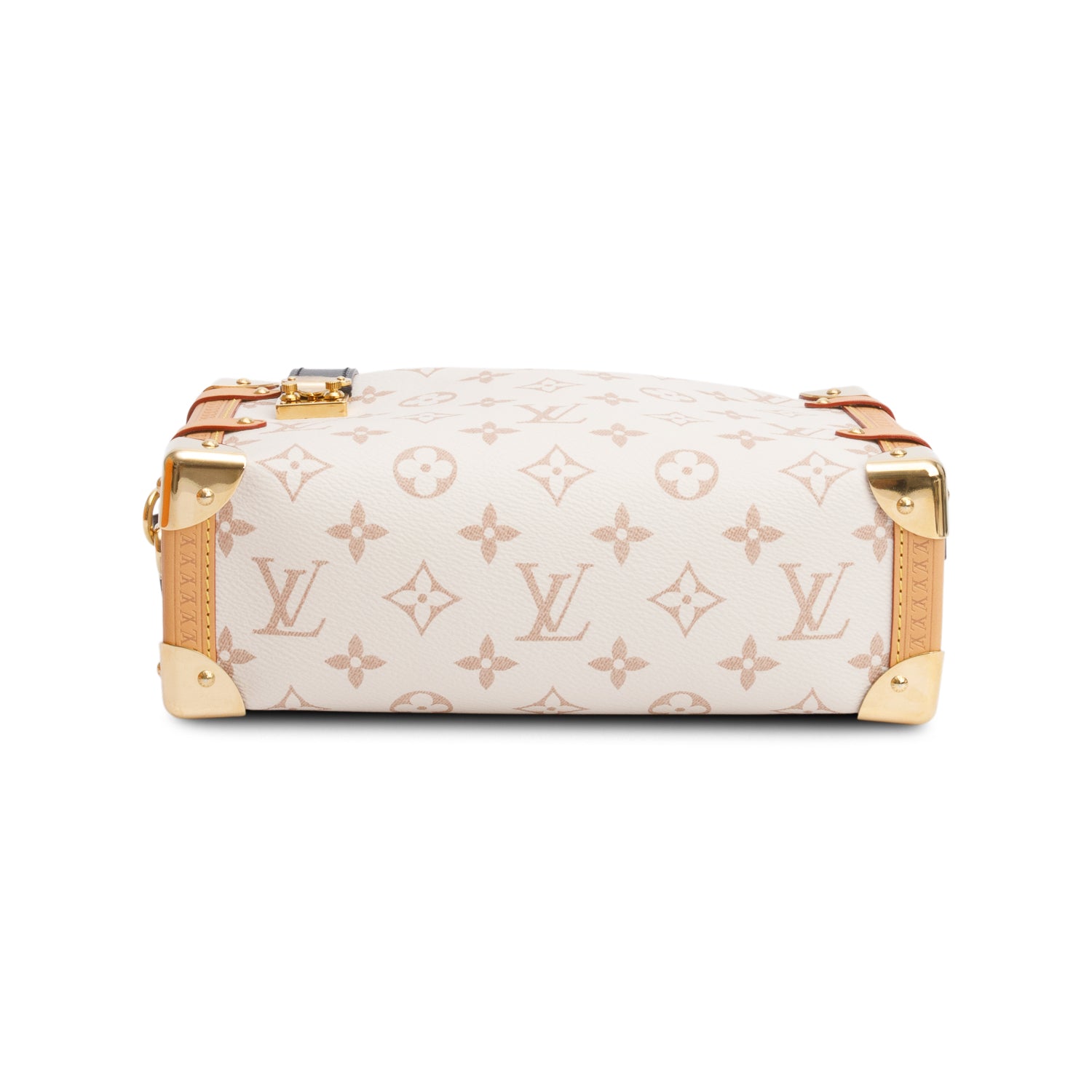 Louis Vuitton Dune Monogram Side Trunk MM w/ Strap & Box