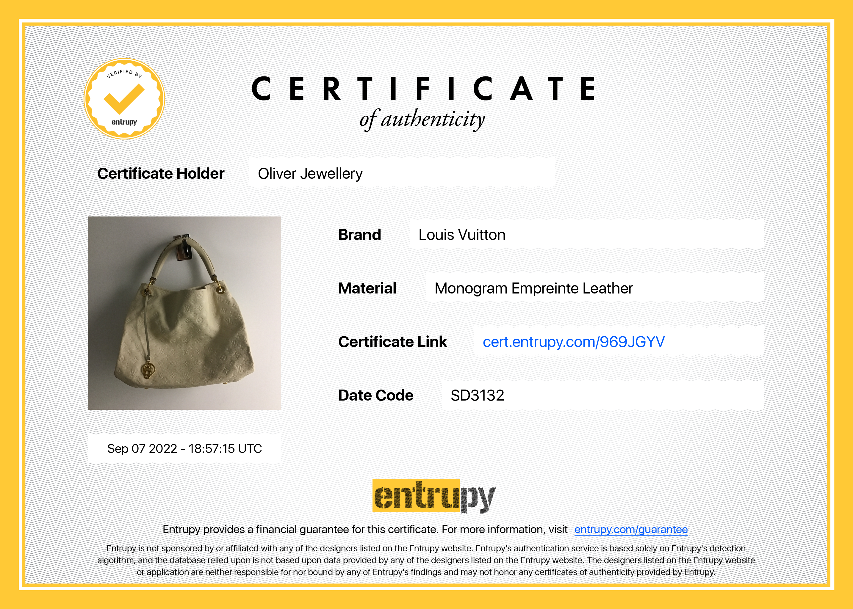 Louis Vuitton Empreinte Artsy MM