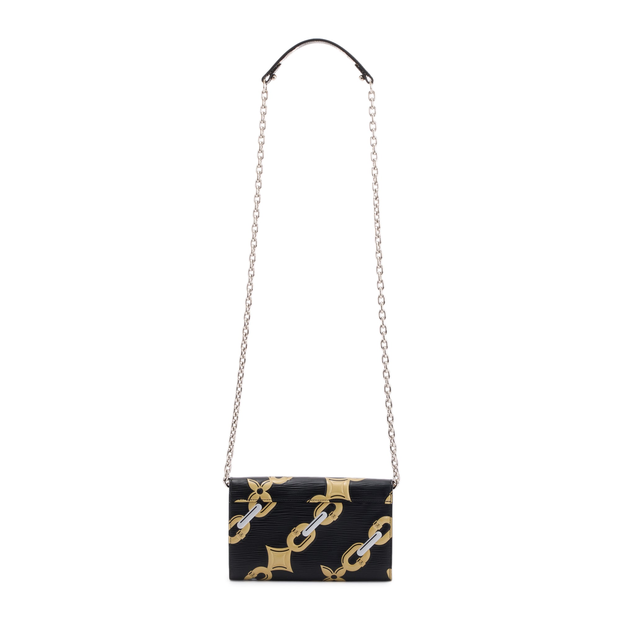 Louis Vuitton Epi Chain Flower Twist Chain Wallet