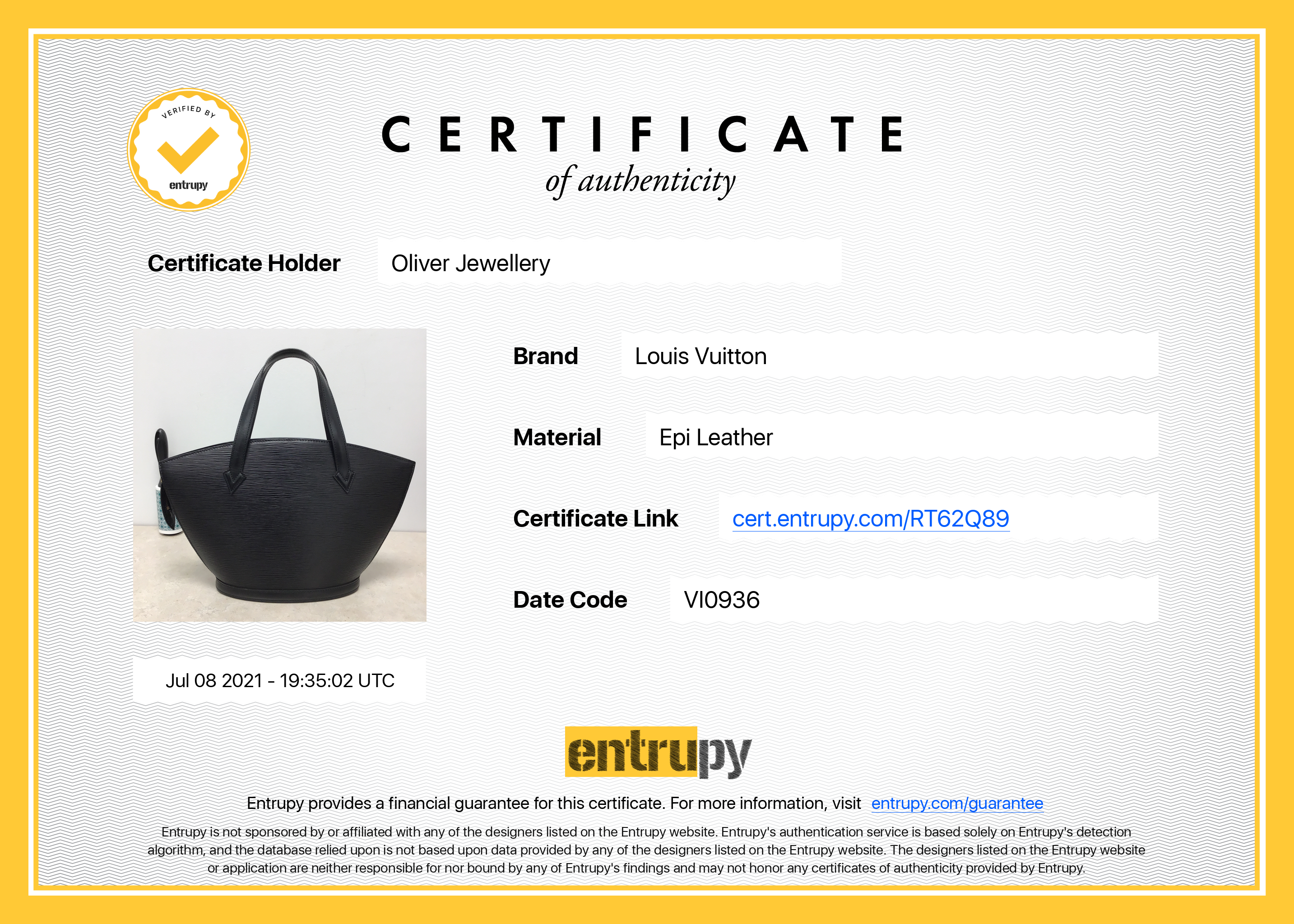 Louis Vuitton Epi Saint-Jacques PM
