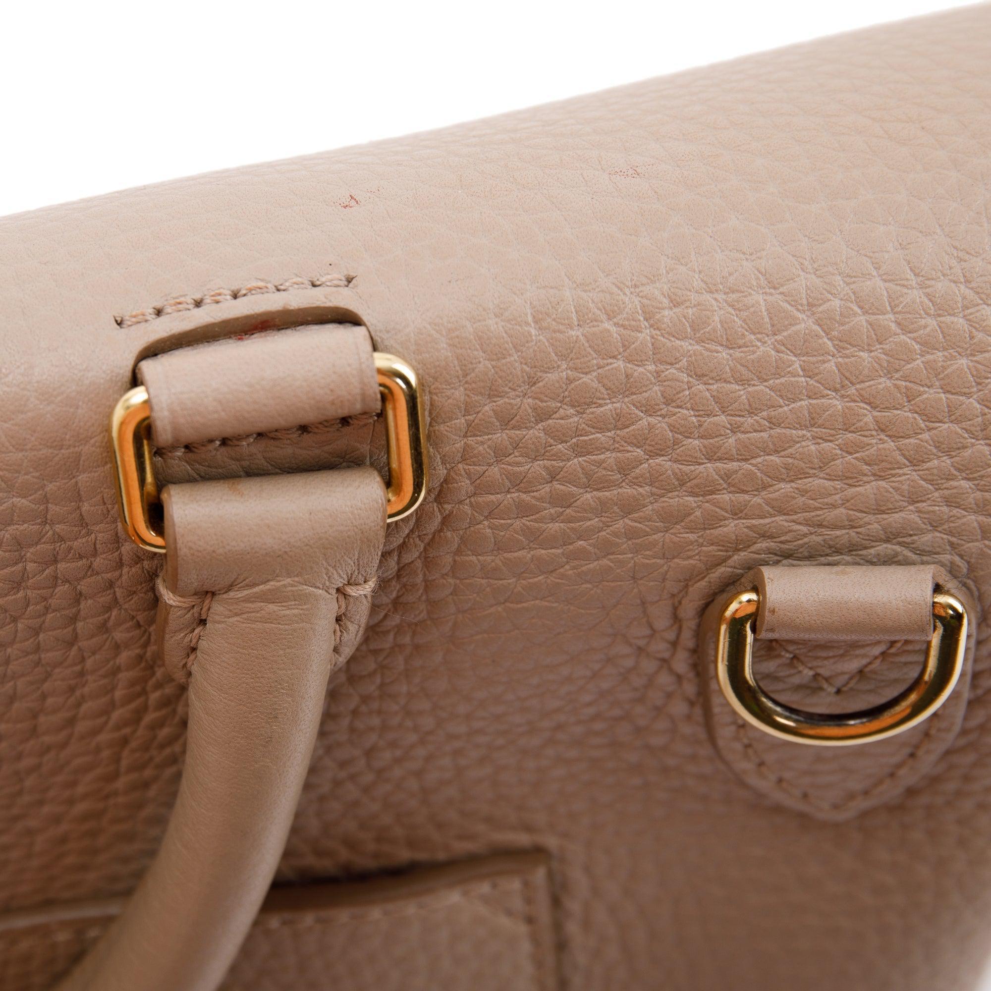 Louis Vuitton Galet Taurillon Leather Volta Bag w/ Strap