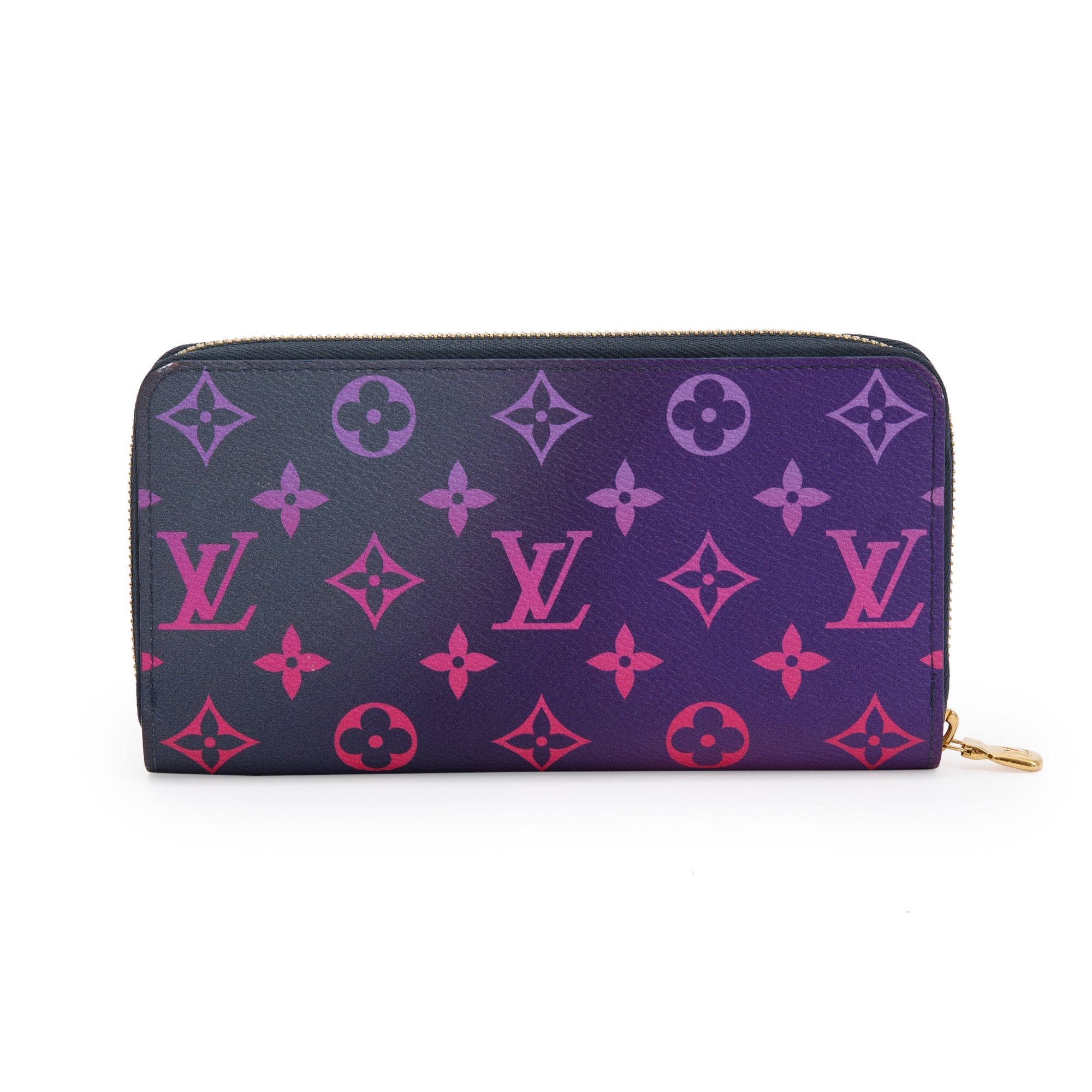 Louis Vuitton Giant Midnight Fuchsia Monogram Spring in the City Zippy Wallet w/ Box