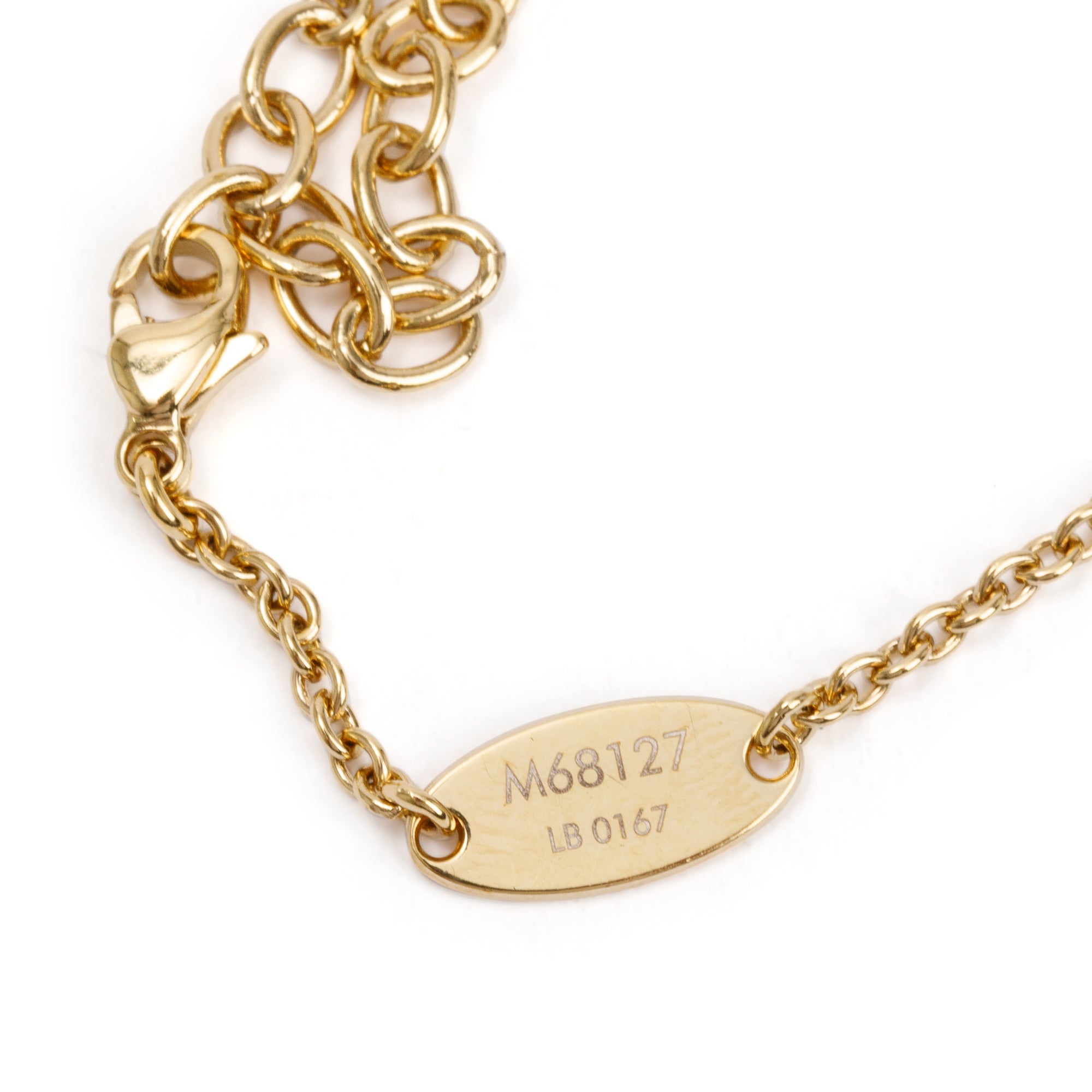 Louis Vuitton Gold Plated Flower Full Station Bracelet