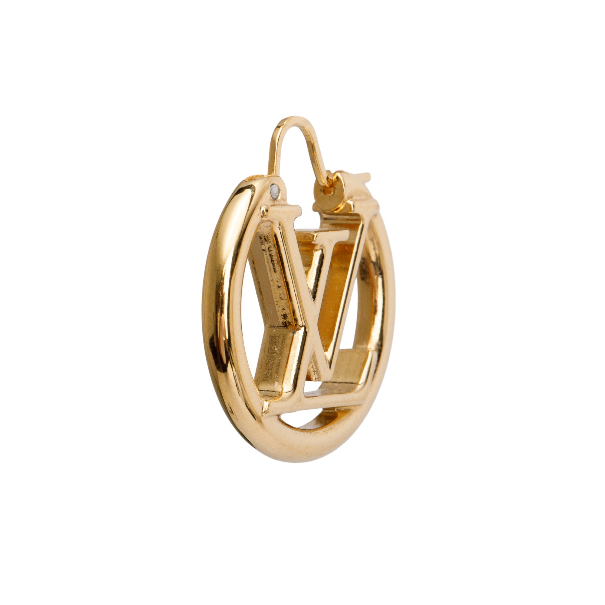 Louis Vuitton Gold-Plated Louise PM Earrings
