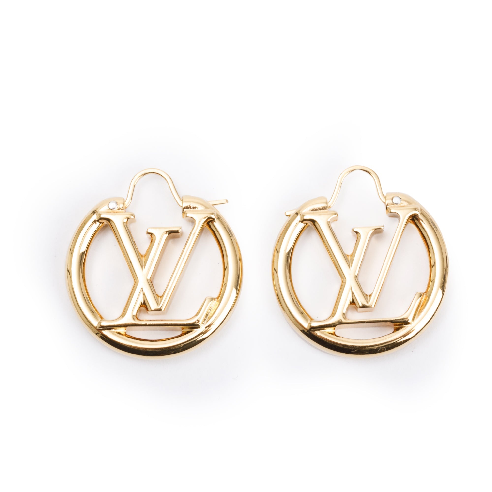 Louis Vuitton Gold-Plated Louise PM Earrings