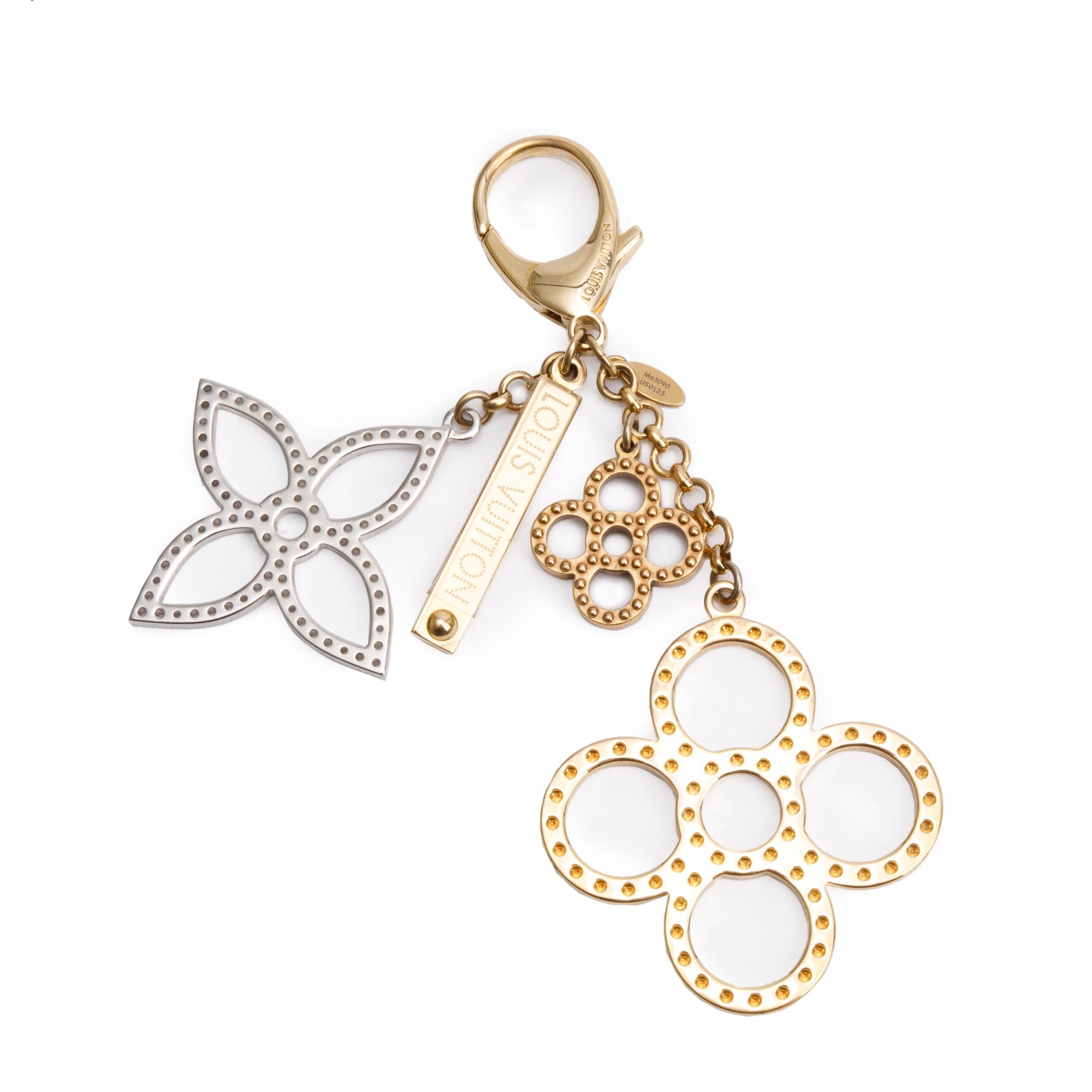 Louis Vuitton Gold & Silver Tone Metal Tapage Bag Charm