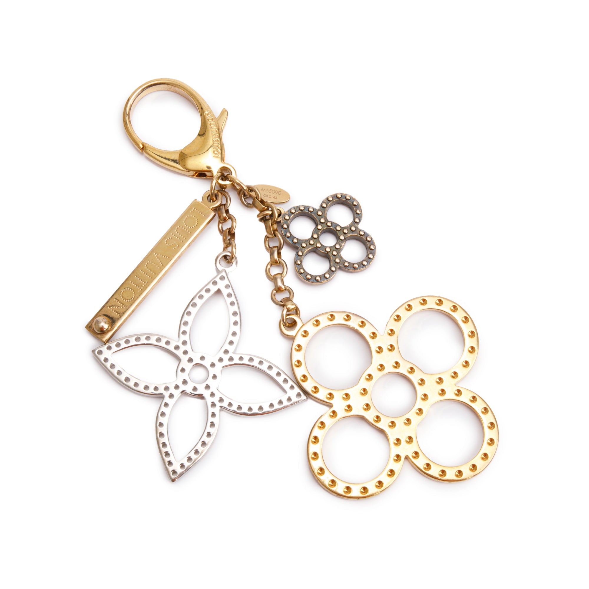 Louis Vuitton Gold & Silver Tone Metal Tapage Bag Charm