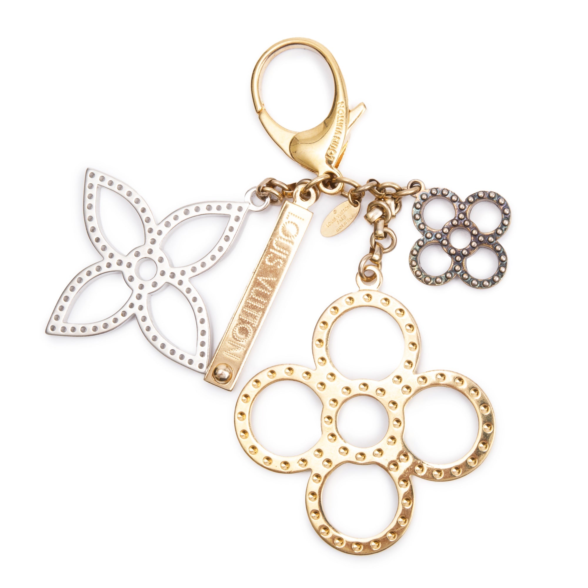 Louis Vuitton Gold & Silver Tone Metal Tapage Bag Charm