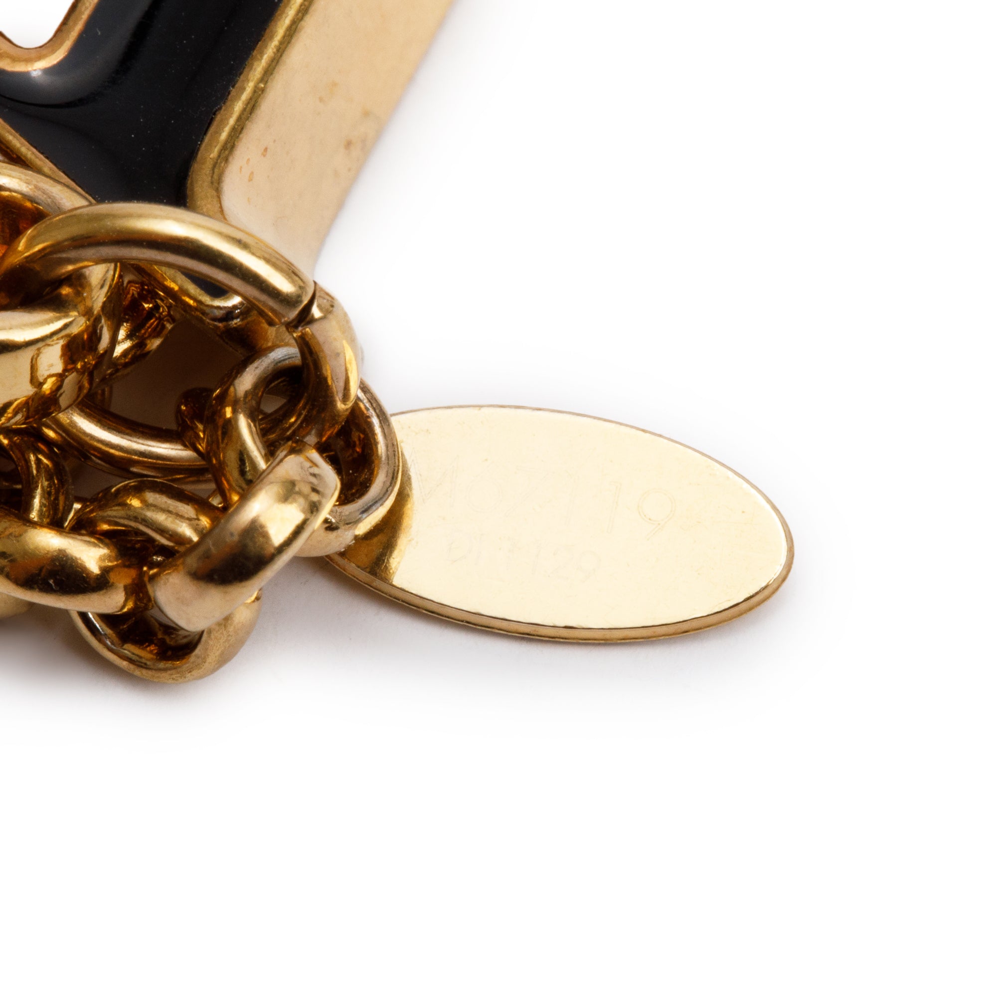 Louis Vuitton Gold-Tone Fleur de Monogram Bag Charm