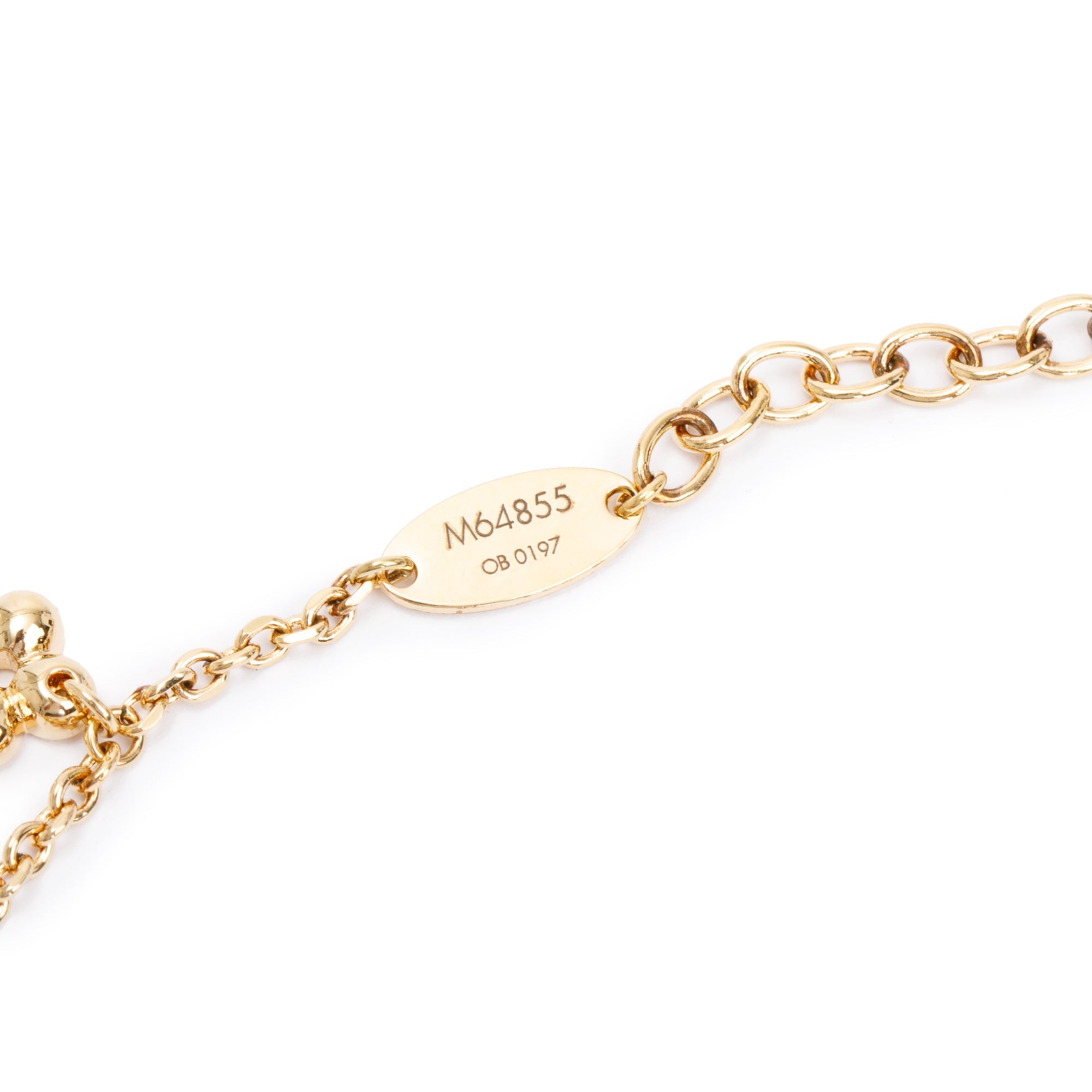 Louis Vuitton Gold-Tone Metal Blooming Supple Necklace
