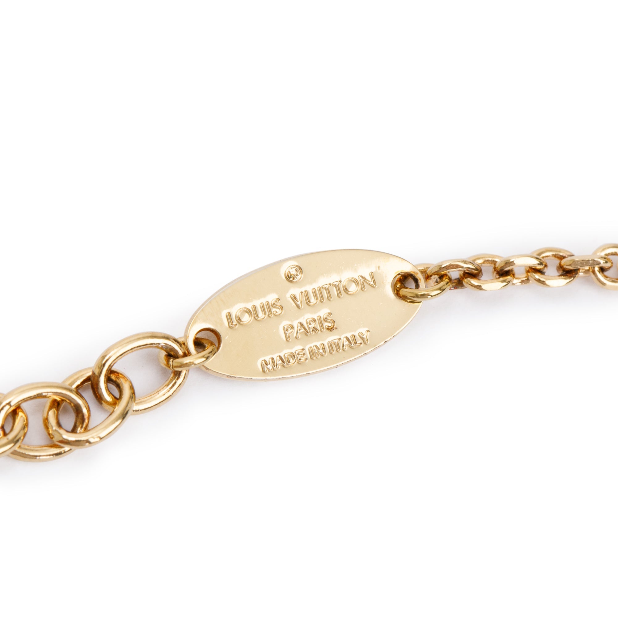 Louis Vuitton Gold-Tone Metal Blooming Supple Necklace