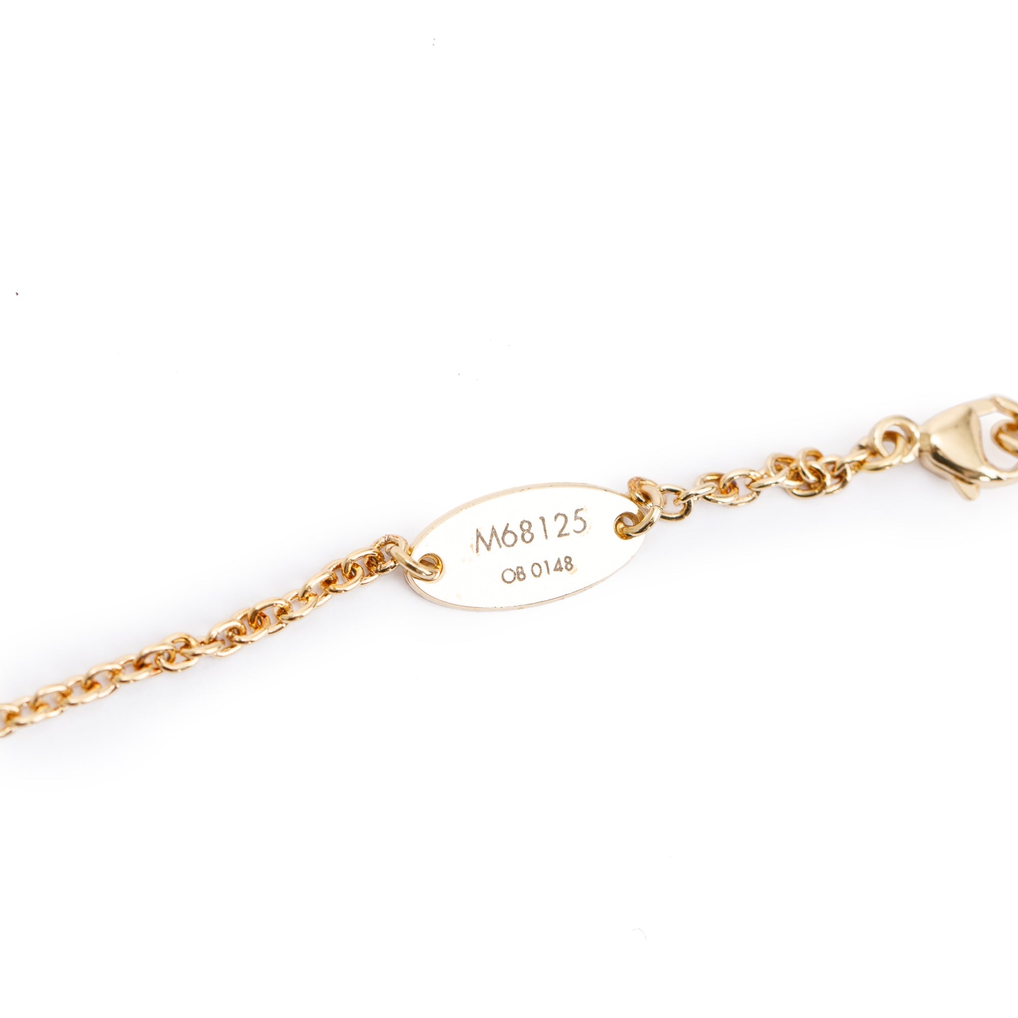 Louis Vuitton Gold-Tone Metal Flower Full Necklace