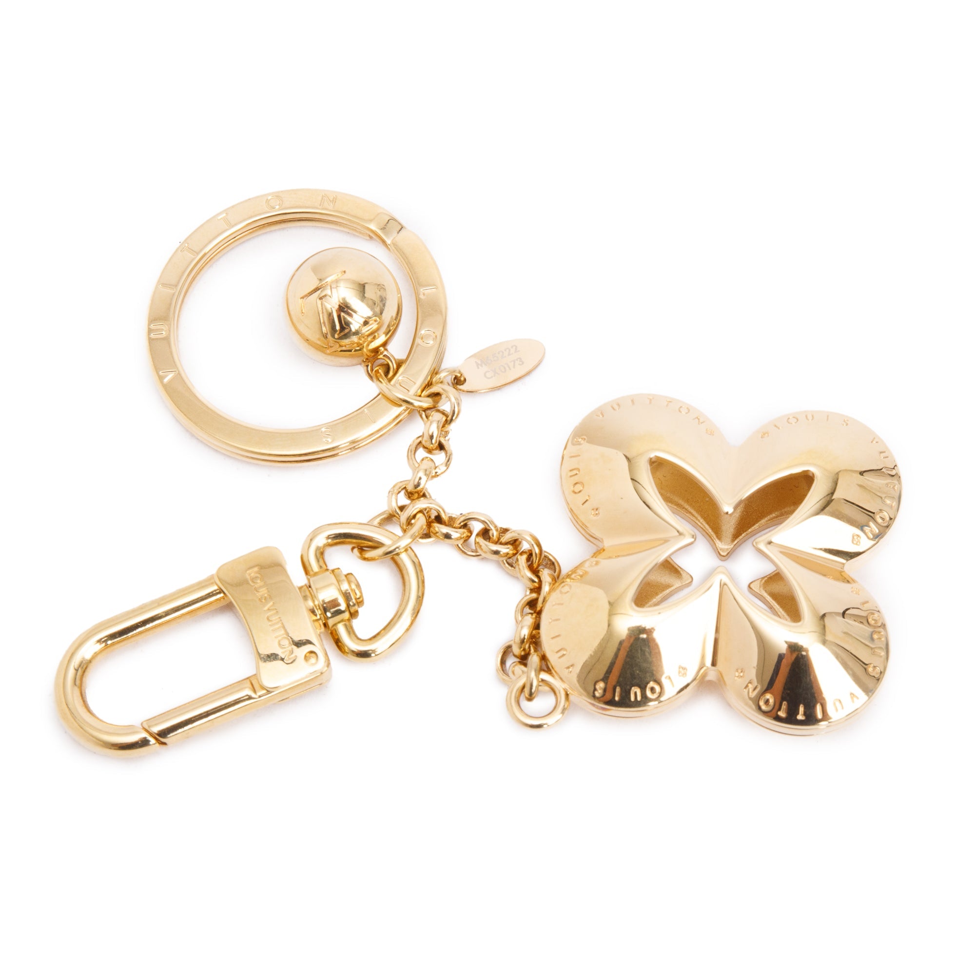 Louis Vuitton Gold-Tone Porte Cles Eclipse Bag Charm and Key Holder