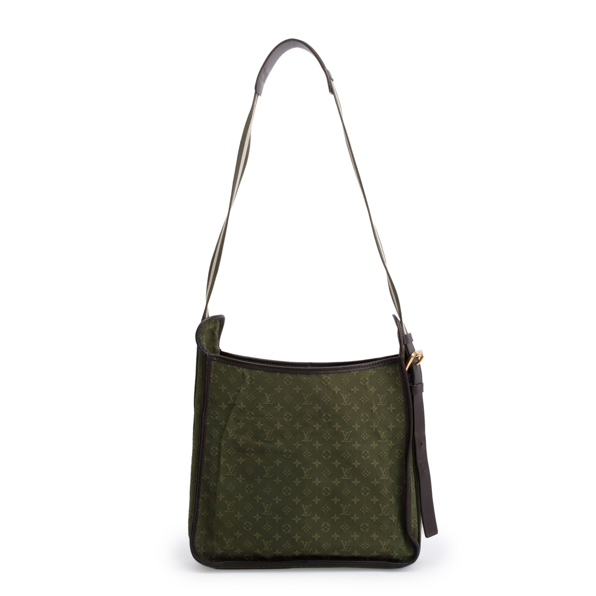 Louis Vuitton Green Monogram Mini Lin Mary Kate Besace
