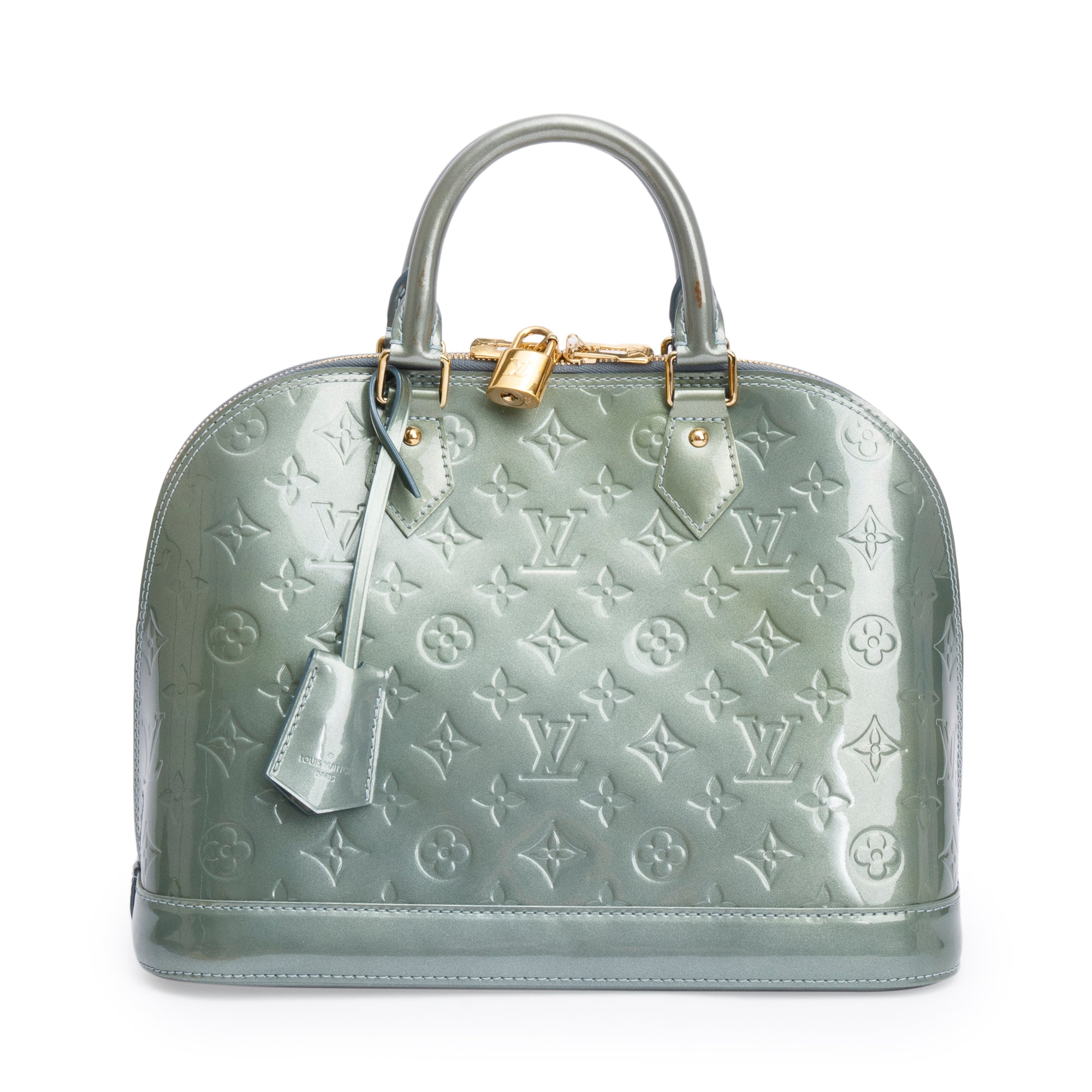 Louis Vuitton Green Monogram Vernis Alma PM