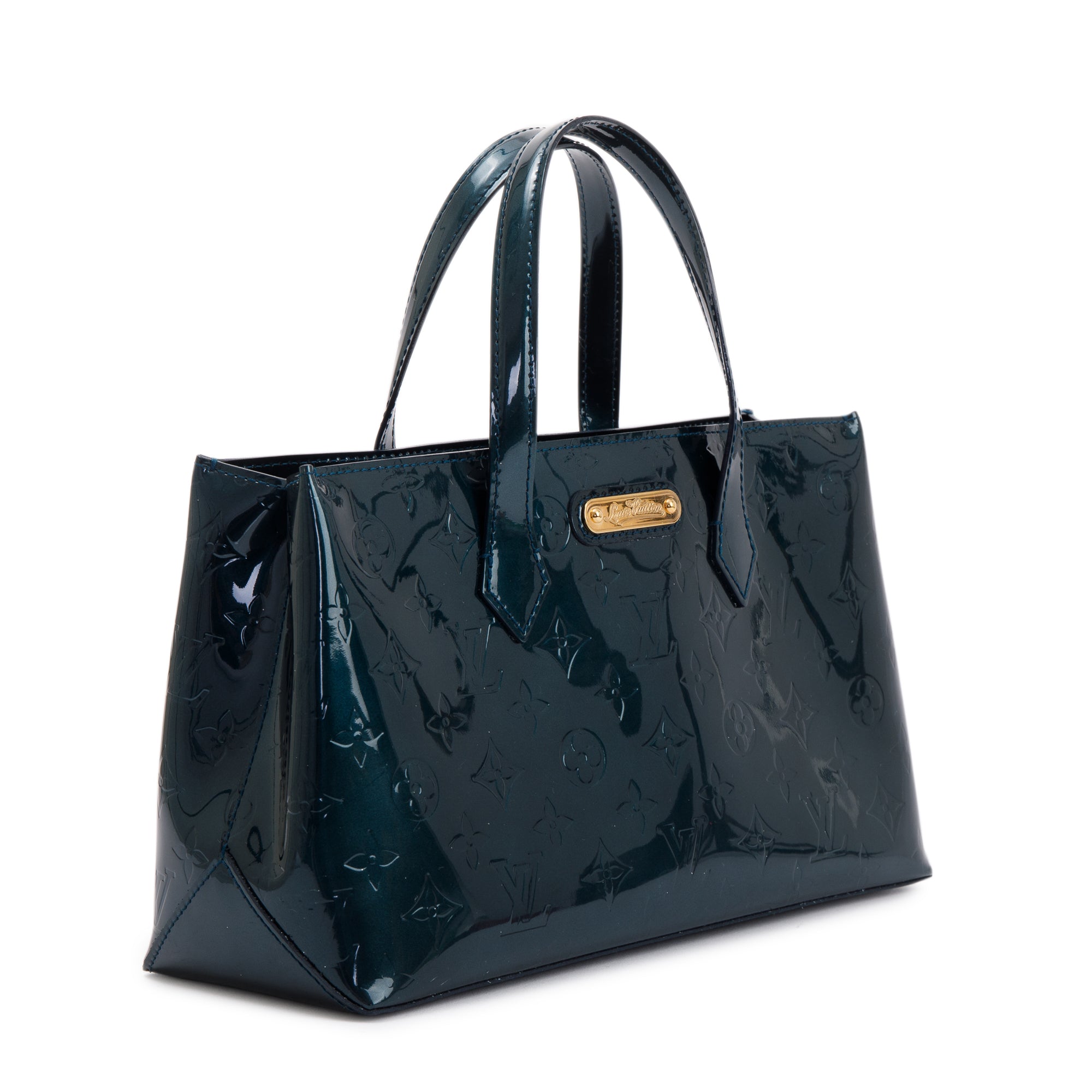 Louis Vuitton Green Monogram Vernis Wilshire PM