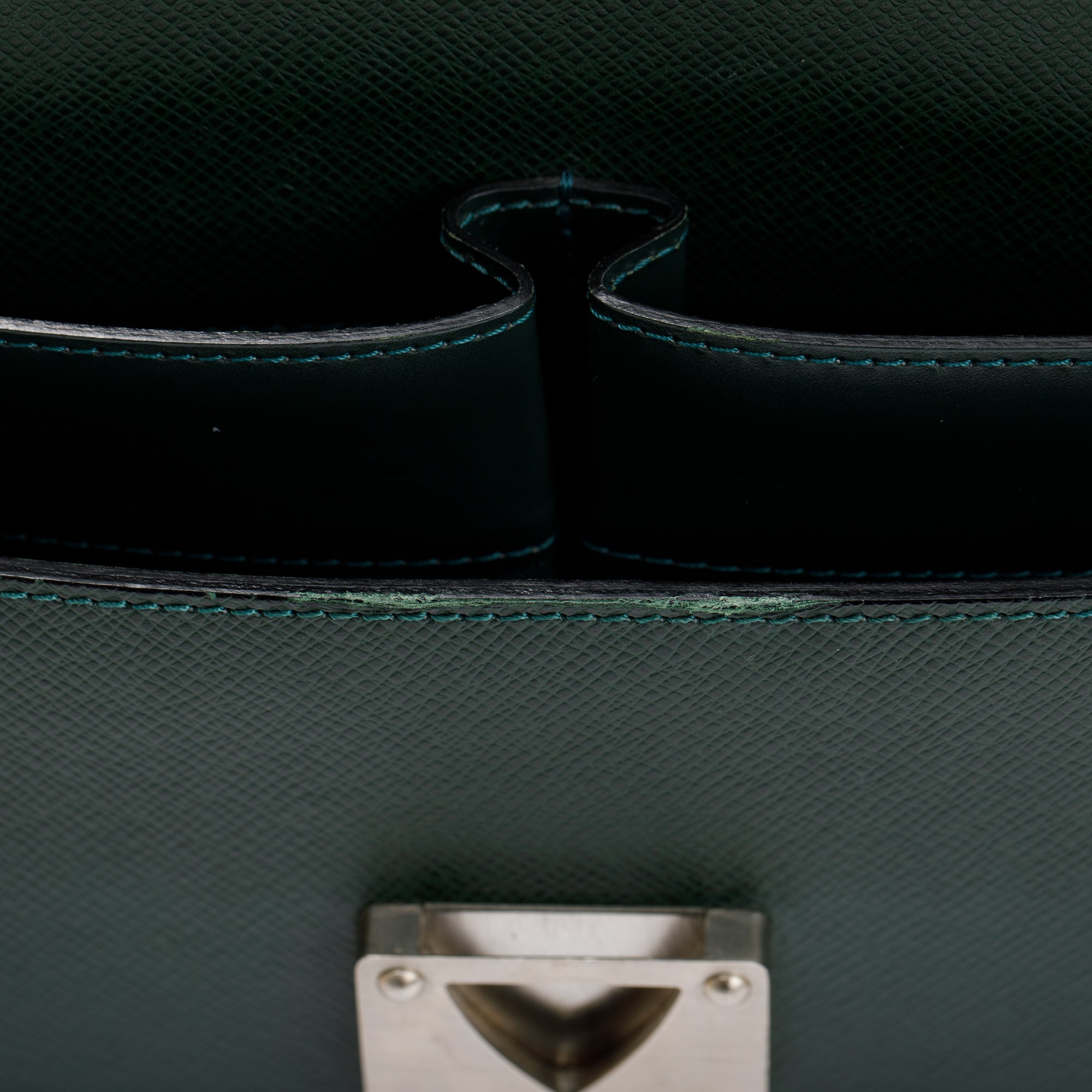 Louis Vuitton Green Taiga Leather Laguito Briefcase