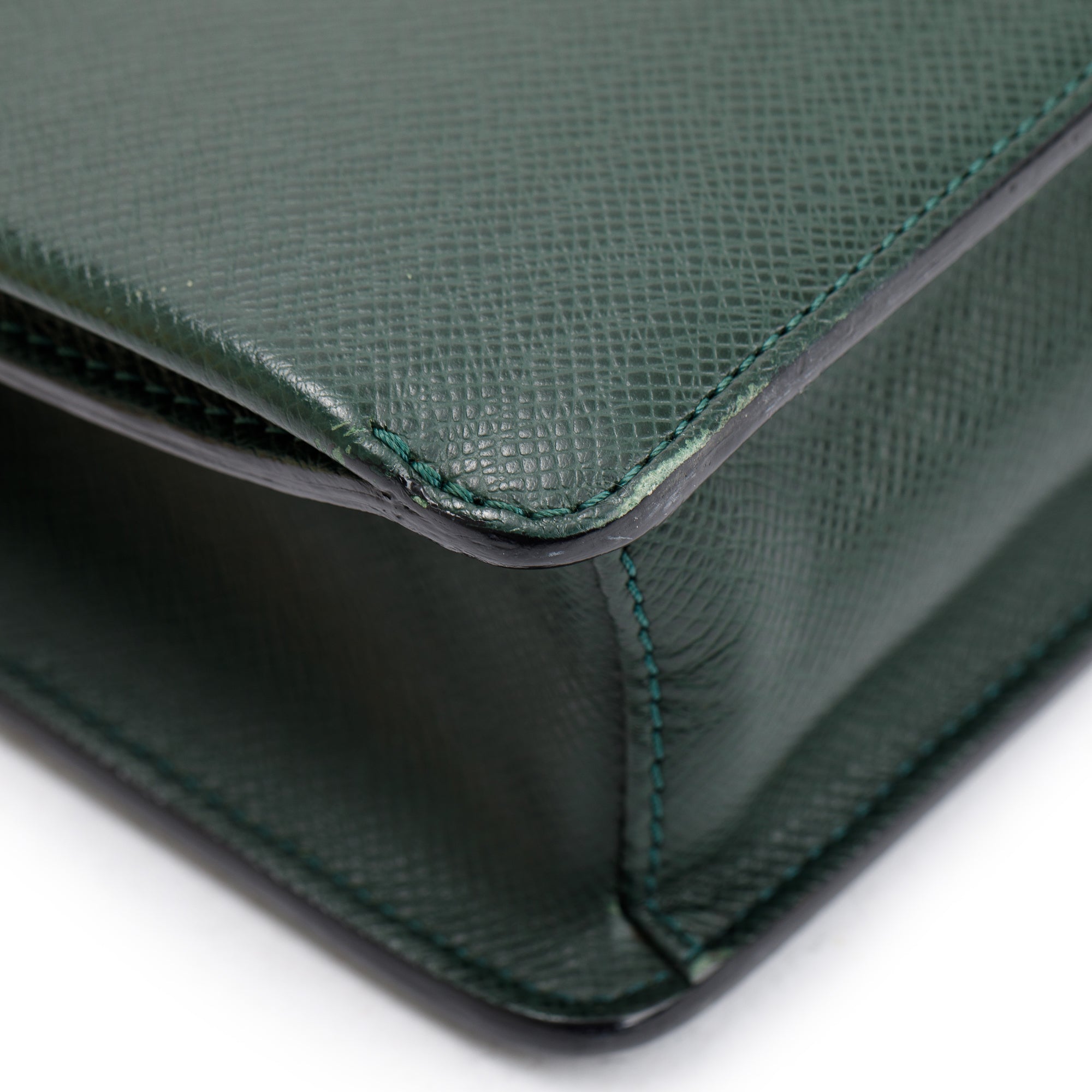 Louis Vuitton Green Taiga Leather Laguito Briefcase
