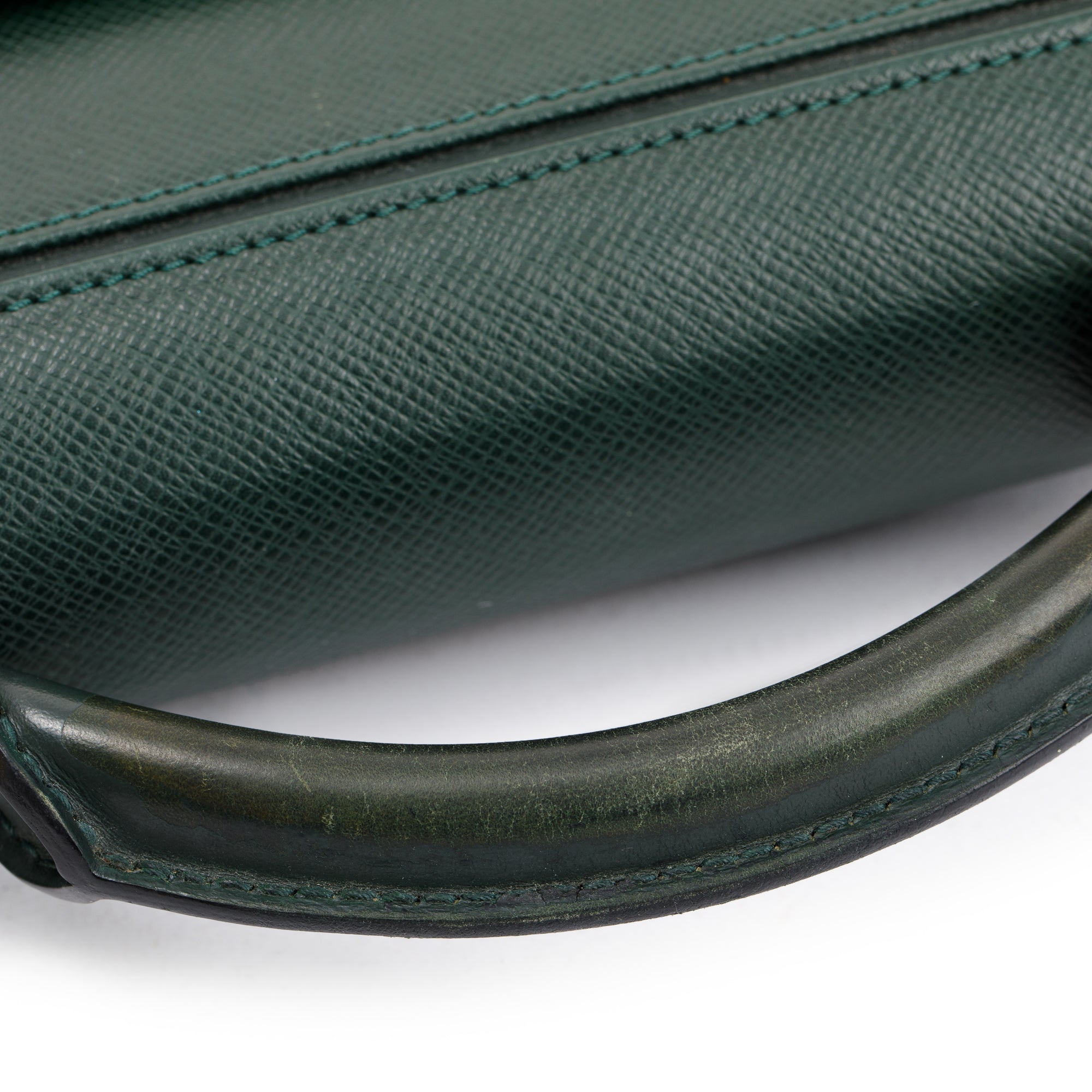 Louis Vuitton Green Taiga Leather Laguito Briefcase