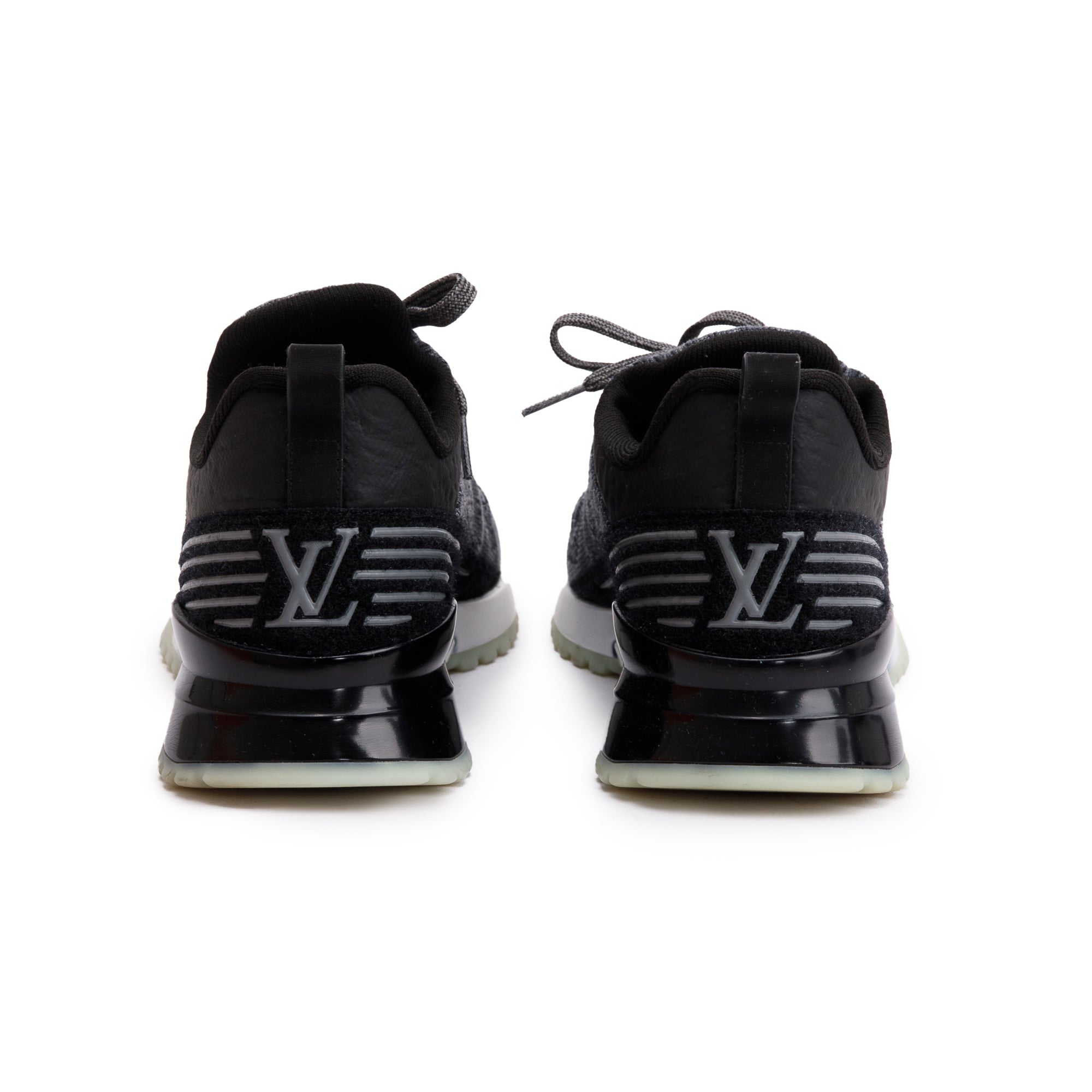 Louis Vuitton Grey Knit VNR Low Sneakers, Size 7 w/ Box