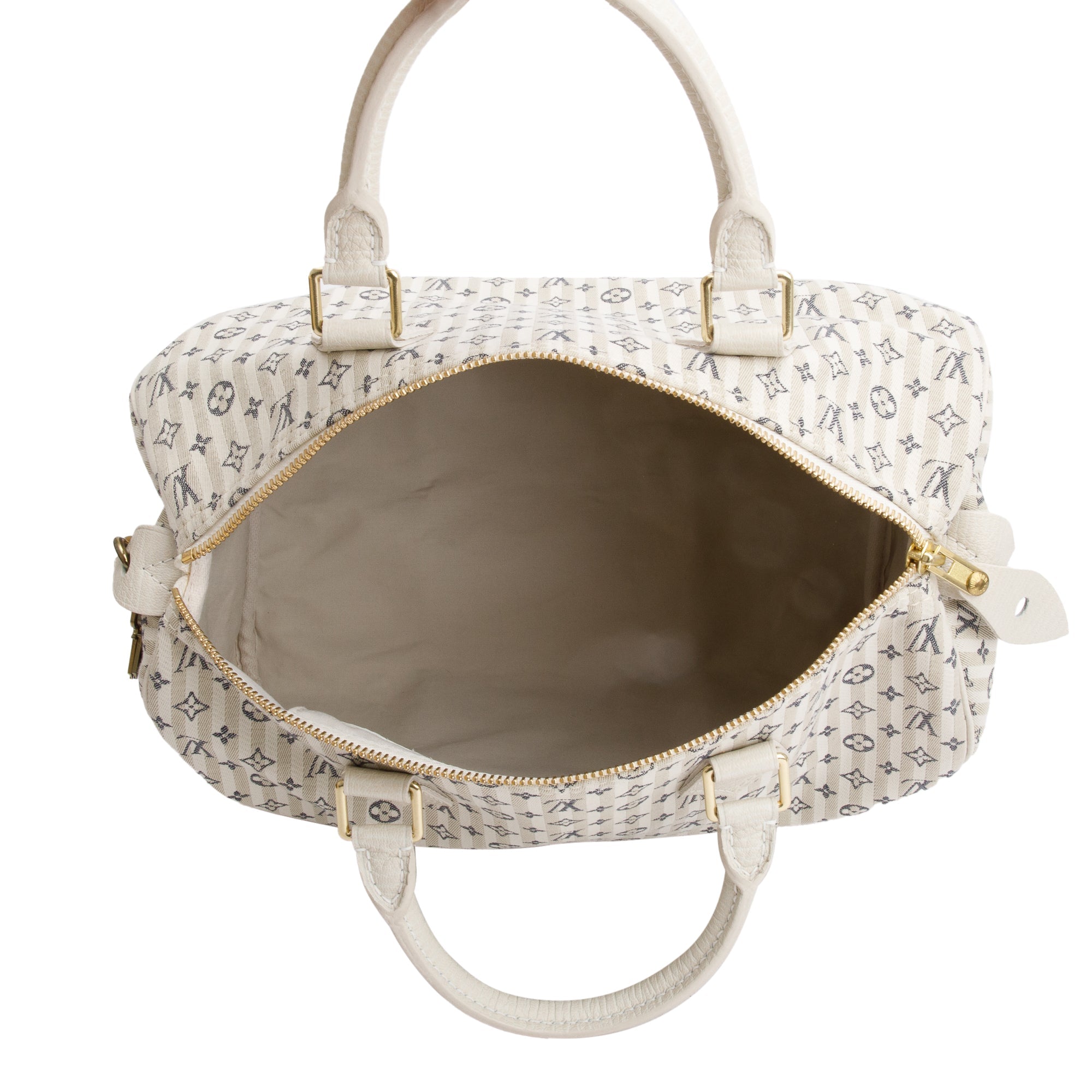 Louis Vuitton Grey Monogram Mini Lin Speedy 30