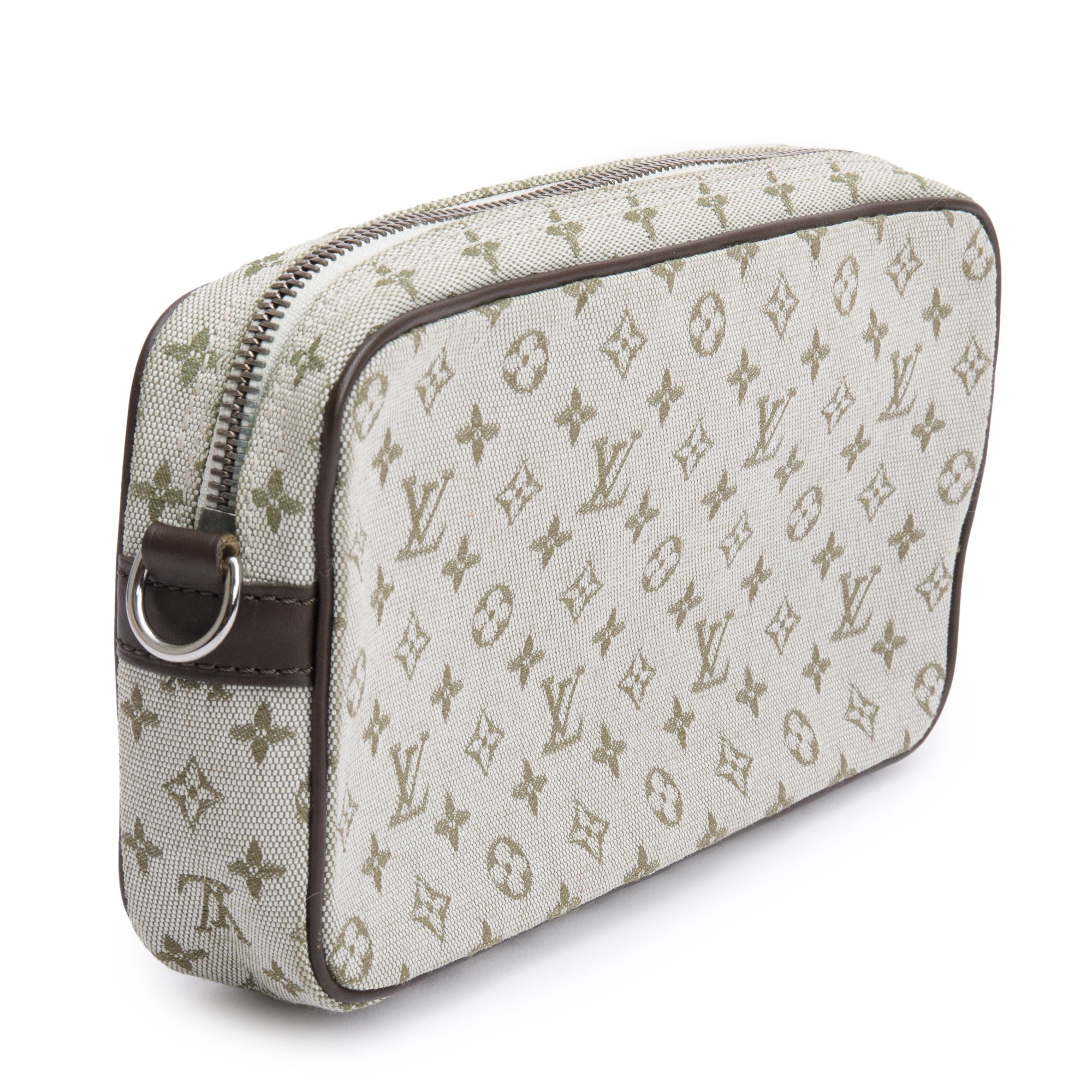 Louis Vuitton Khaki Green Monogram Mini Lin Conte De Fees Mushroom MIni Pochette