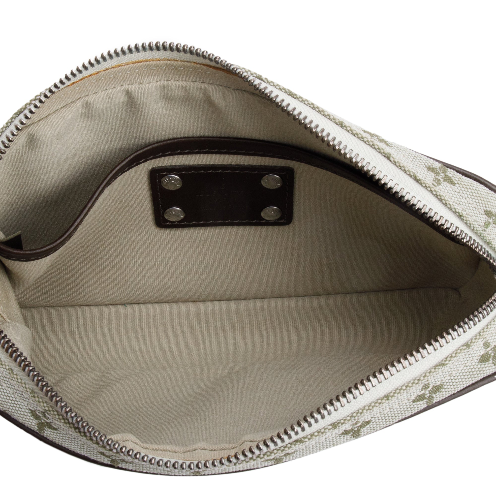 Louis Vuitton Khaki Green Monogram Mini Lin Conte De Fees Mushroom MIni Pochette
