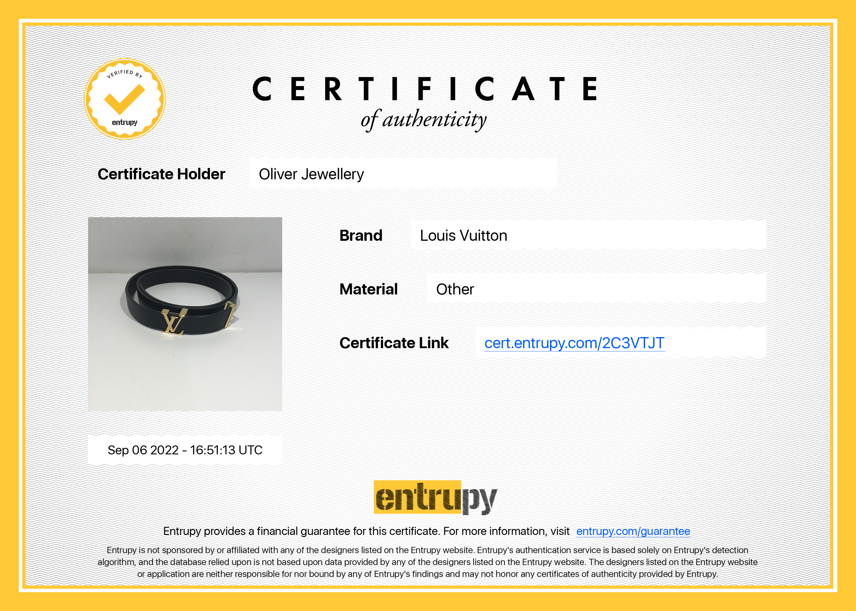 Louis Vuitton LV Initiales 20MM Belt w/ Box