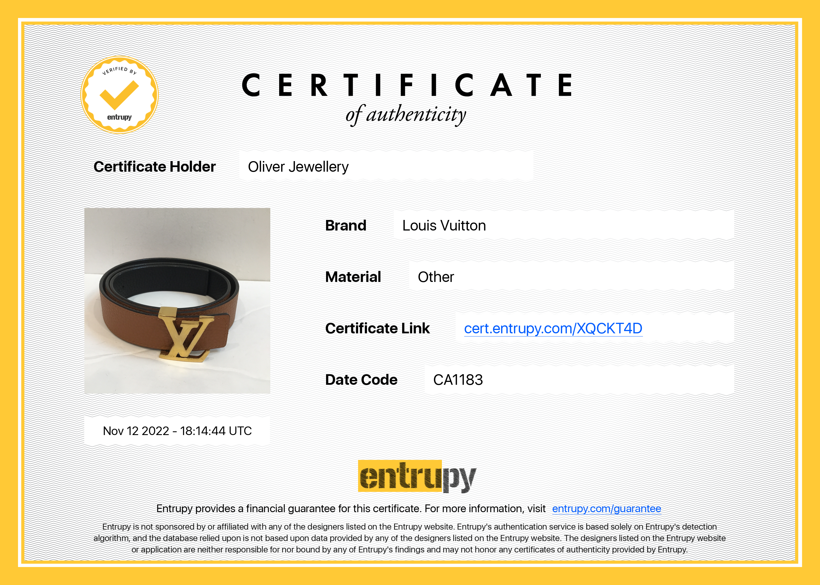 Louis Vuitton LV Initiales 30MM Reversible Belt w/ Box