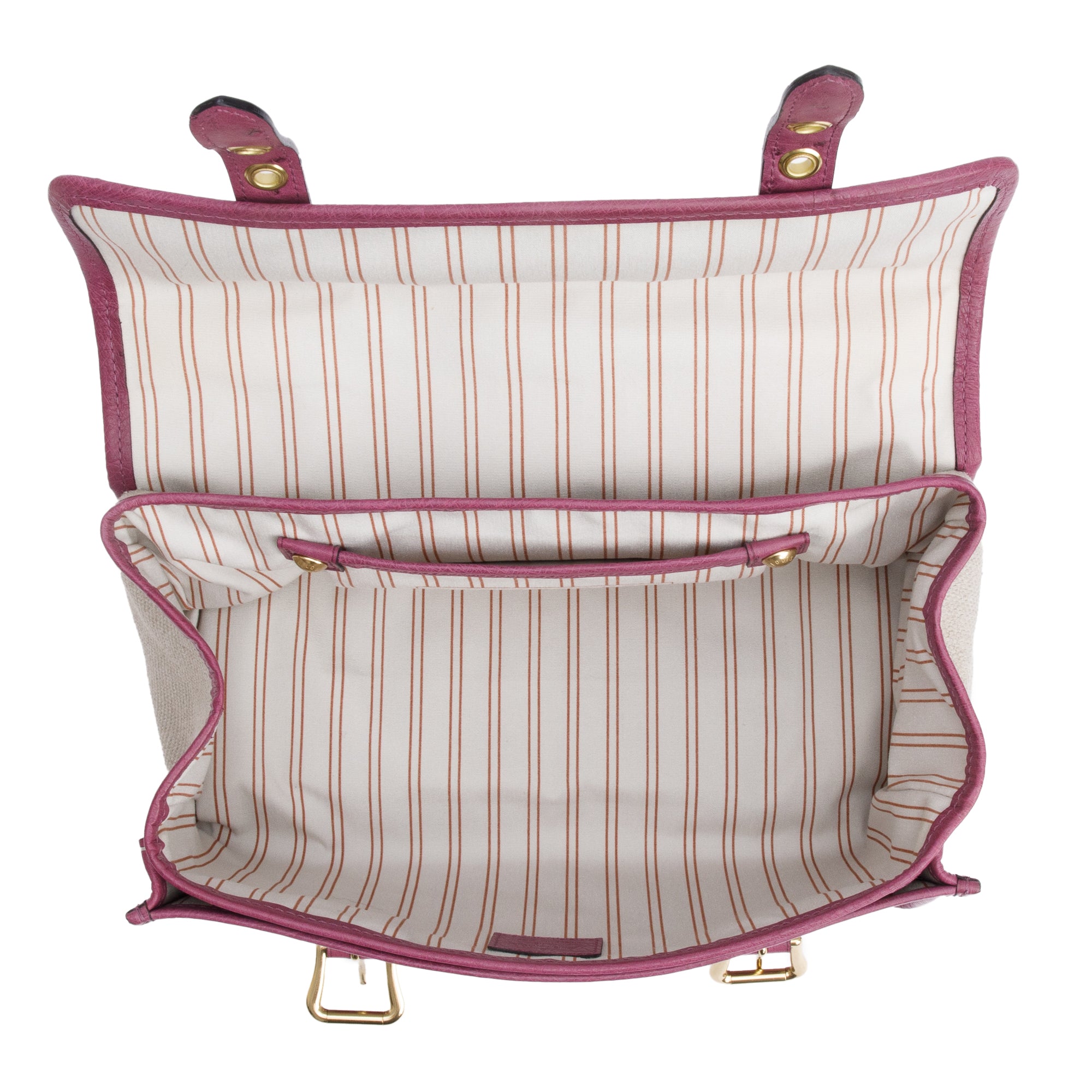 Louis Vuitton Lilac Toile Ostrich Toile Trianon Sac Express GM Bag