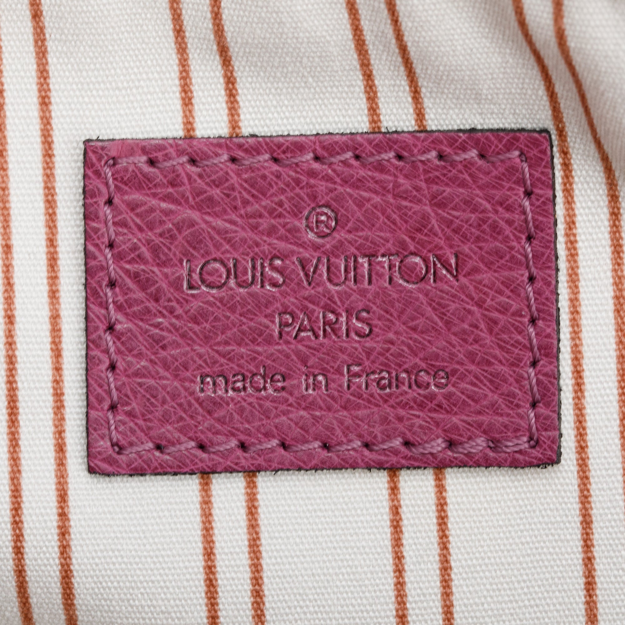 Louis Vuitton Lilac Toile Ostrich Toile Trianon Sac Express GM Bag