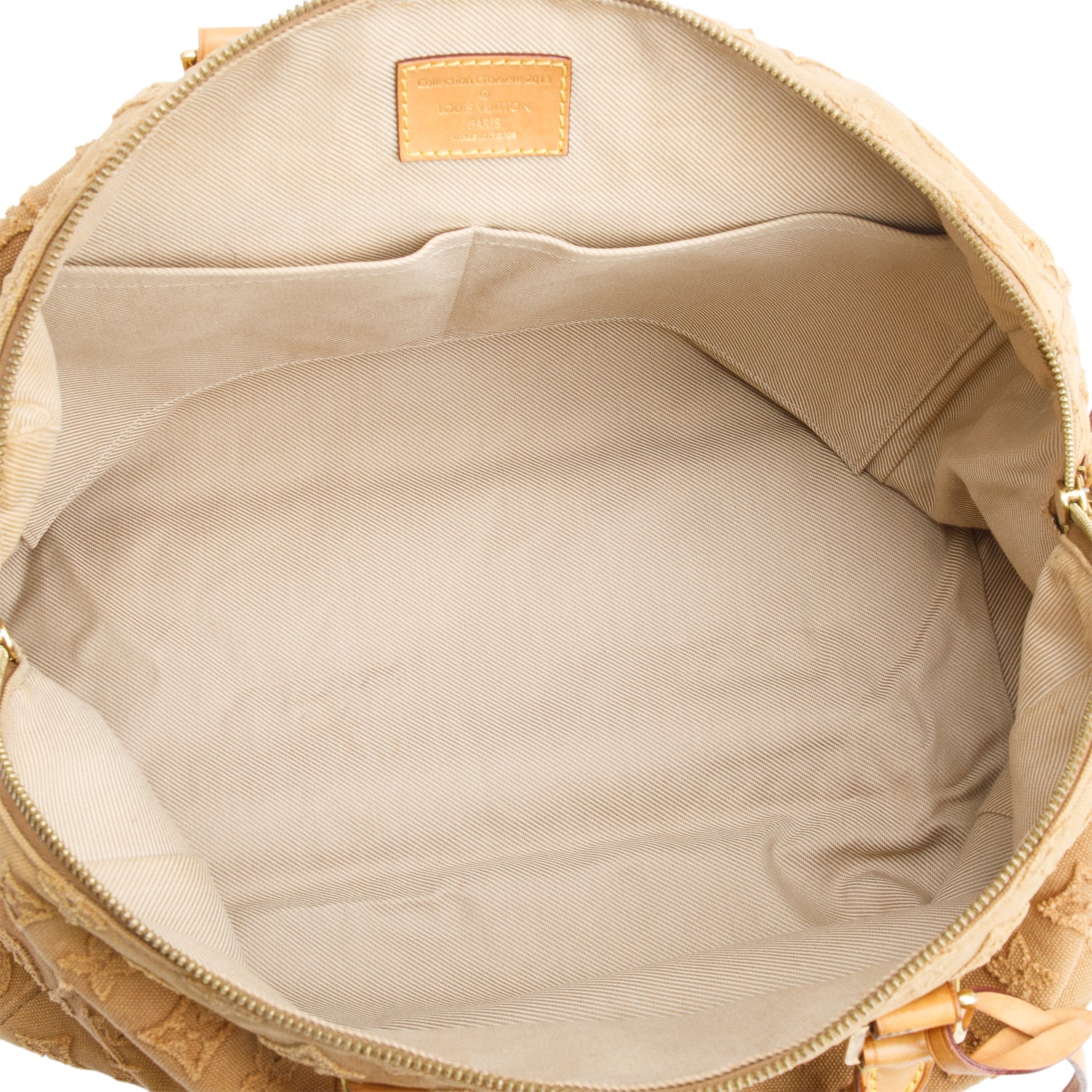 Louis Vuitton Limited Edition Brown Monogram Denim Stone Speedy Bandouliere 35