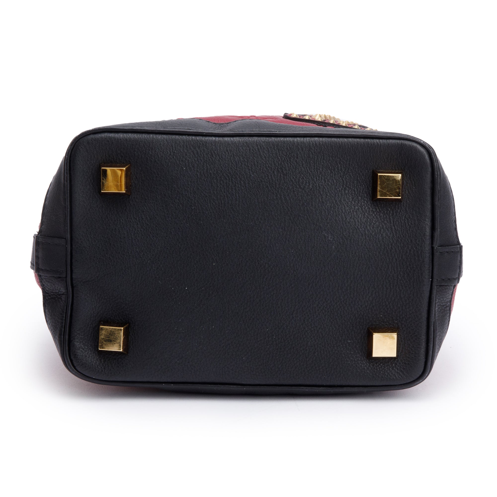 Louis Vuitton Limited Edition Cranberry Monogram Embossed Leather Jeu Neo Noe Bag