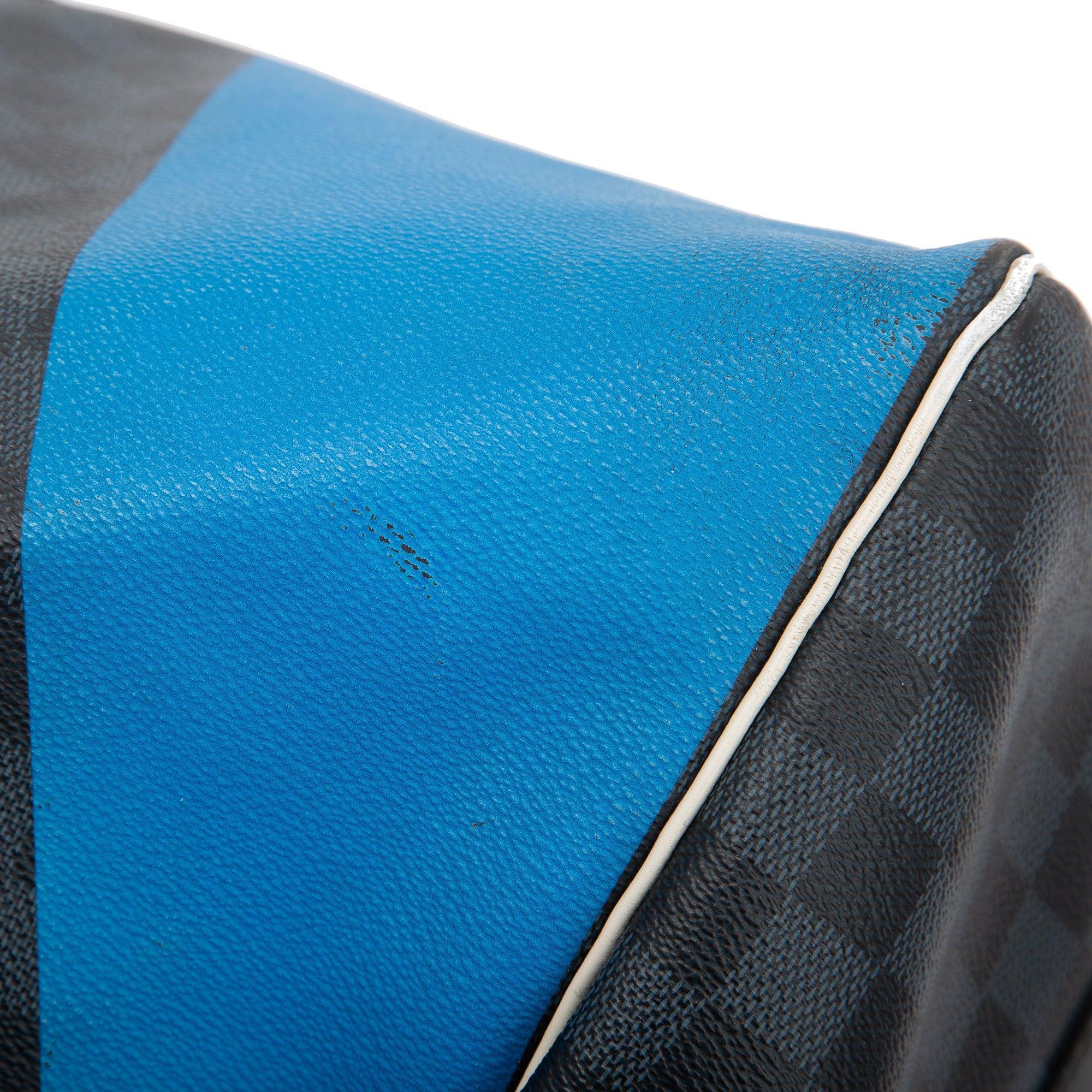 Louis Vuitton Limited Edition Damier Cobalt America's Cup Keepall Bandouliere 55