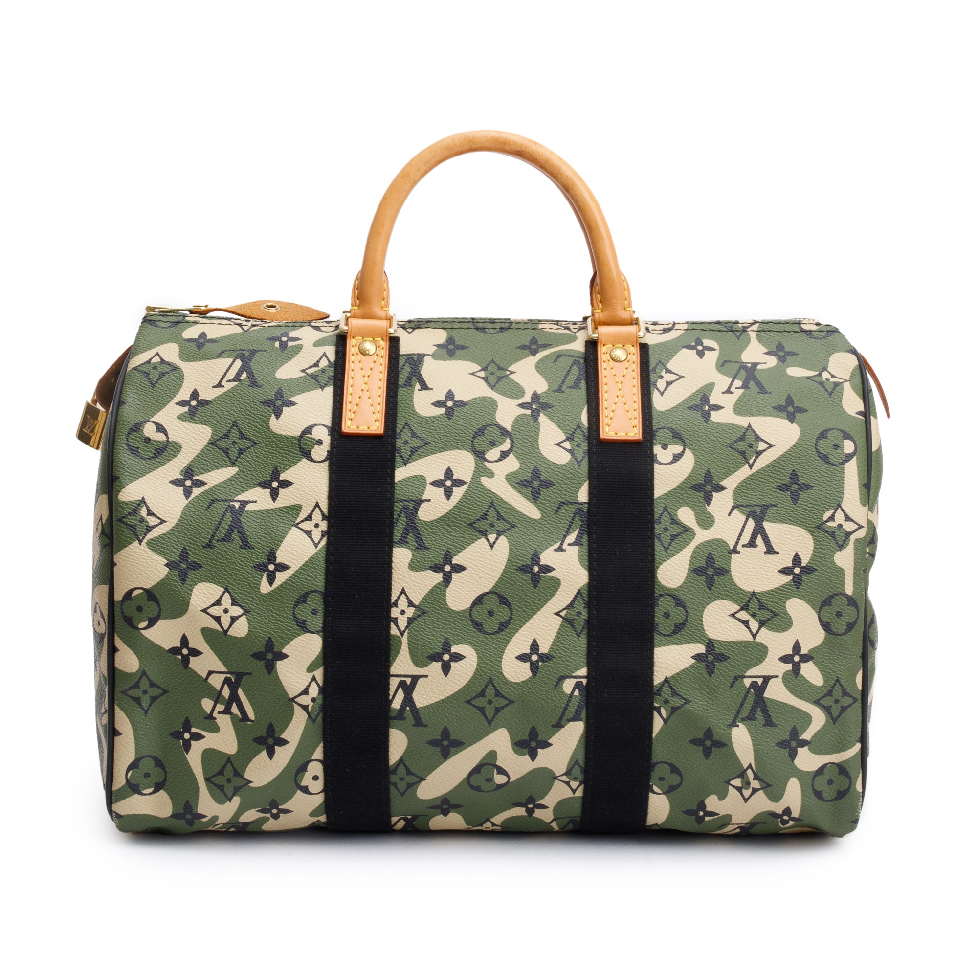 Louis Vuitton Limited Edition Green Monogramouflage Speedy 35