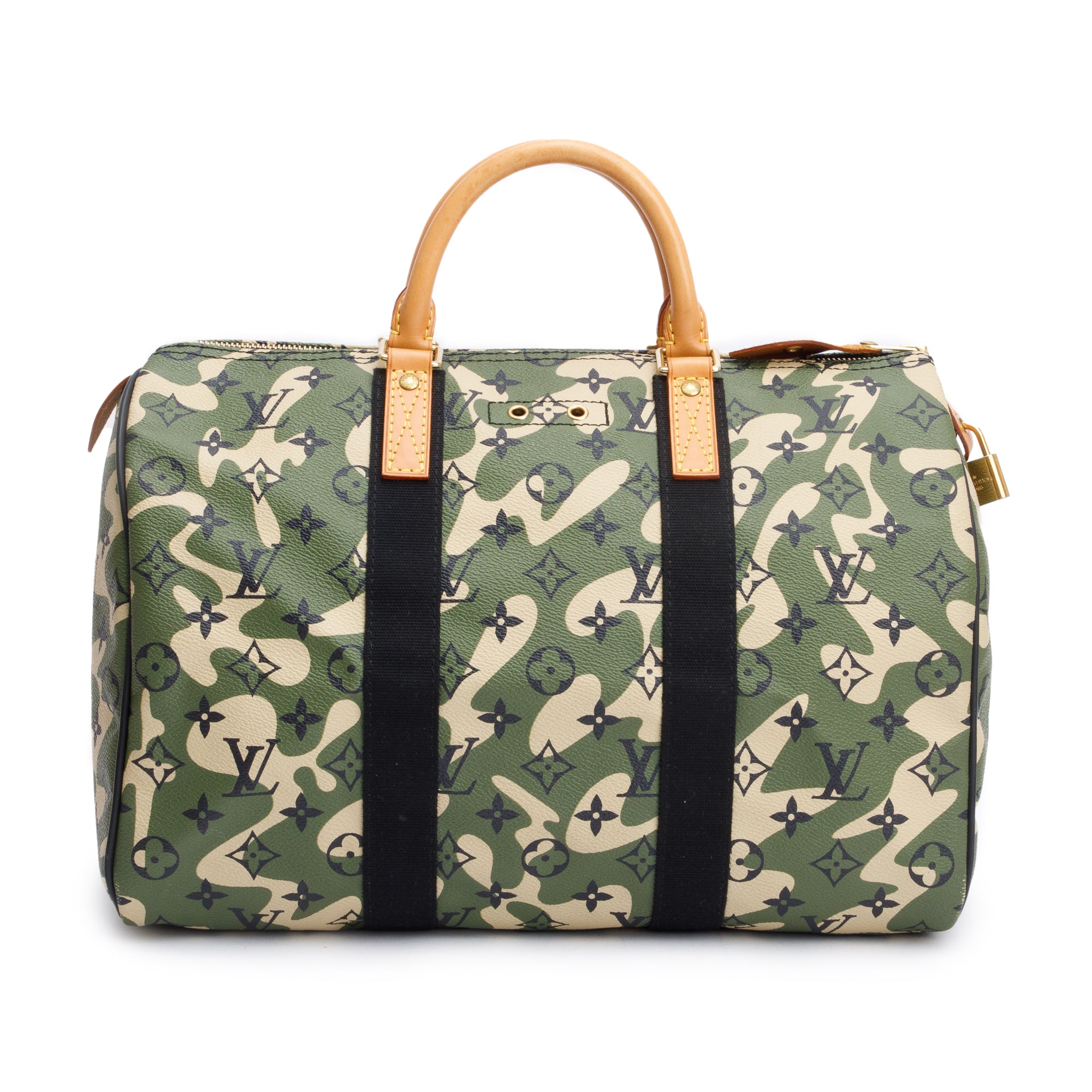 Louis Vuitton Limited Edition Green Monogramouflage Speedy 35