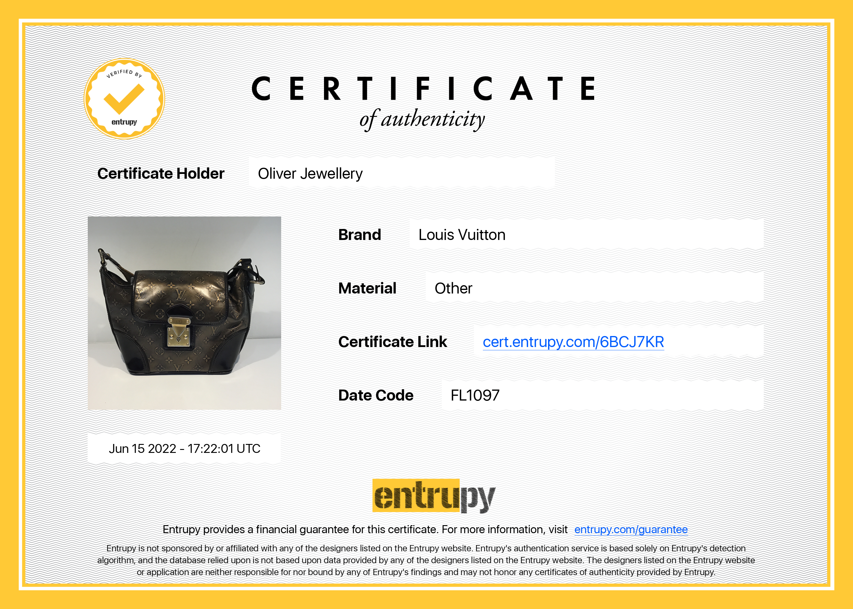 Louis Vuitton Limited Edition Monogram Embossed Sergeant PM