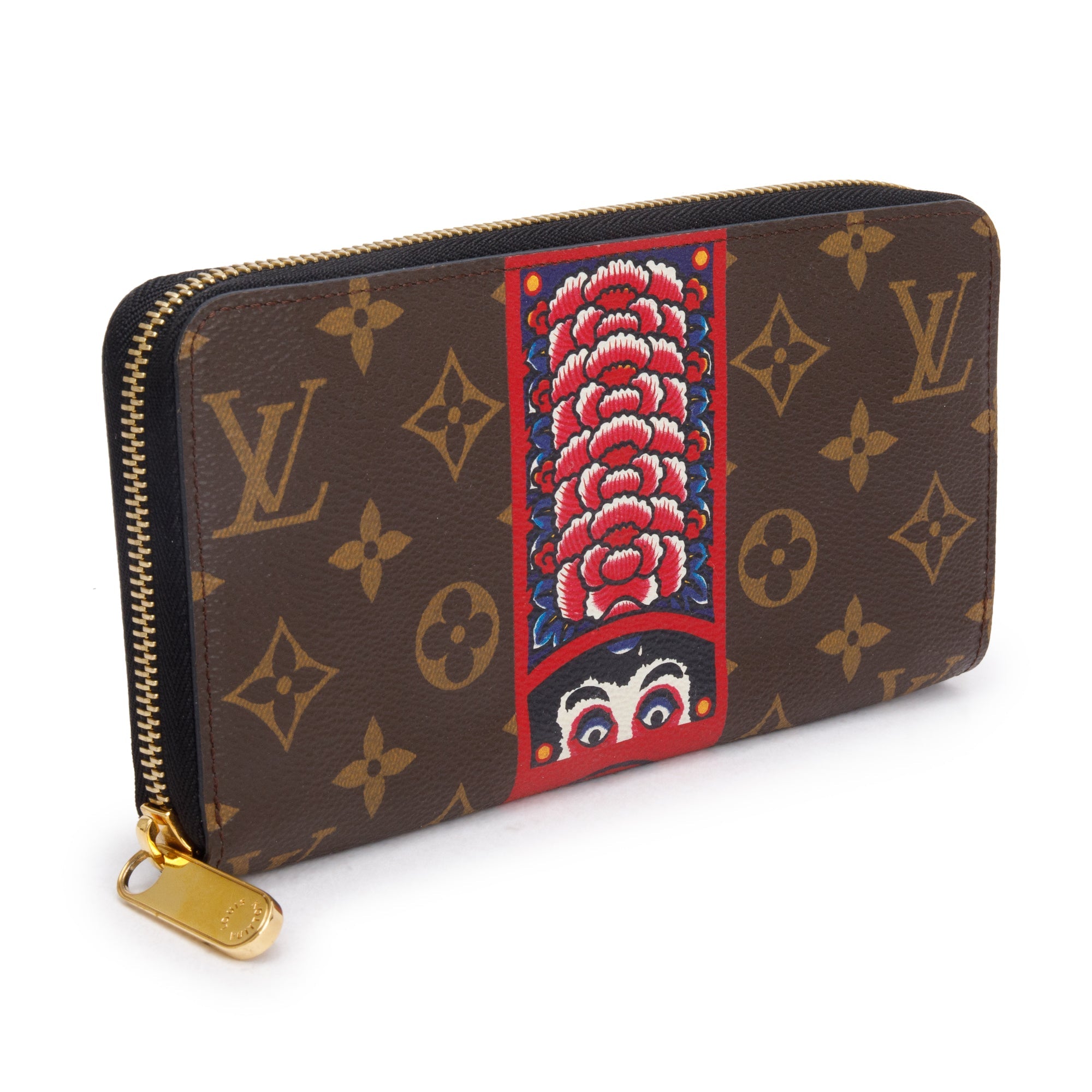 Louis Vuitton Limited Edition Monogram Kabuki Zippy Wallet