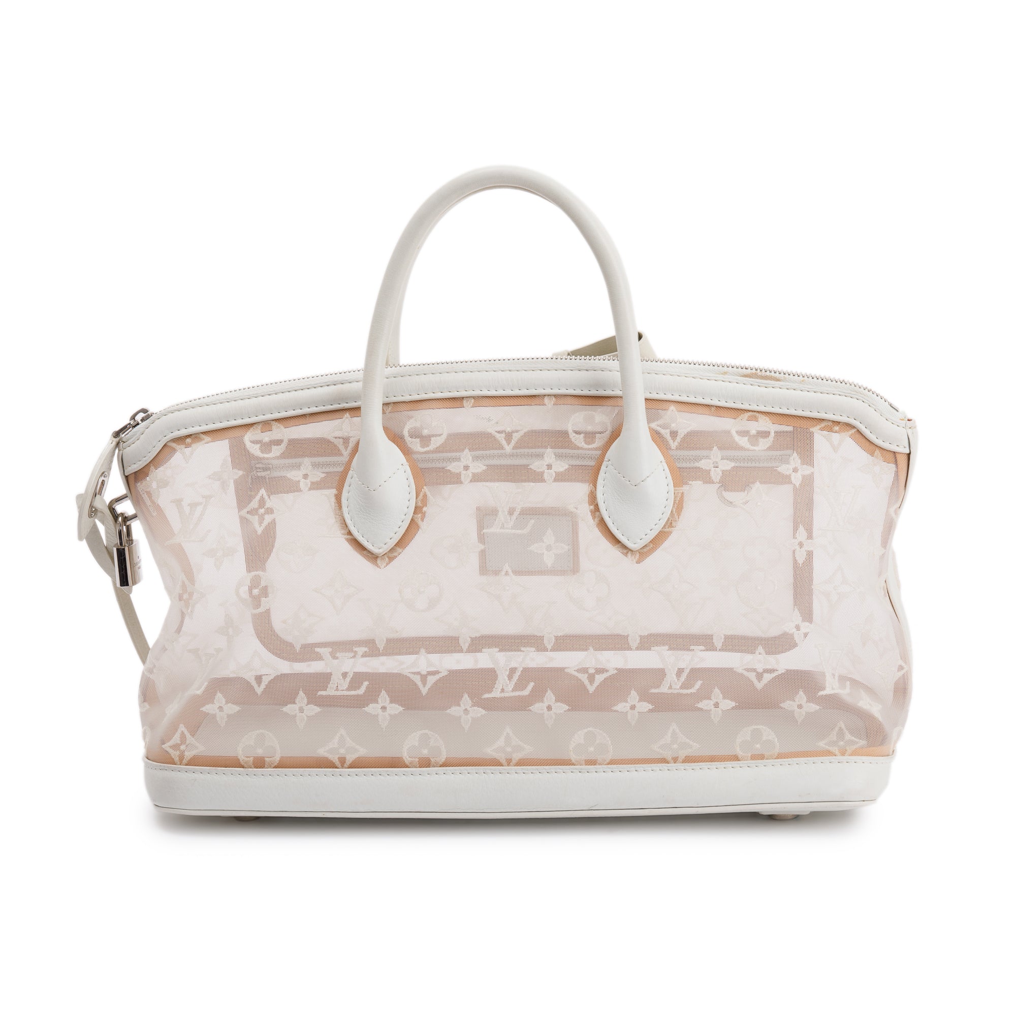 Louis Vuitton Limited Edition Monogram Transparence Lockit East-West Bag
