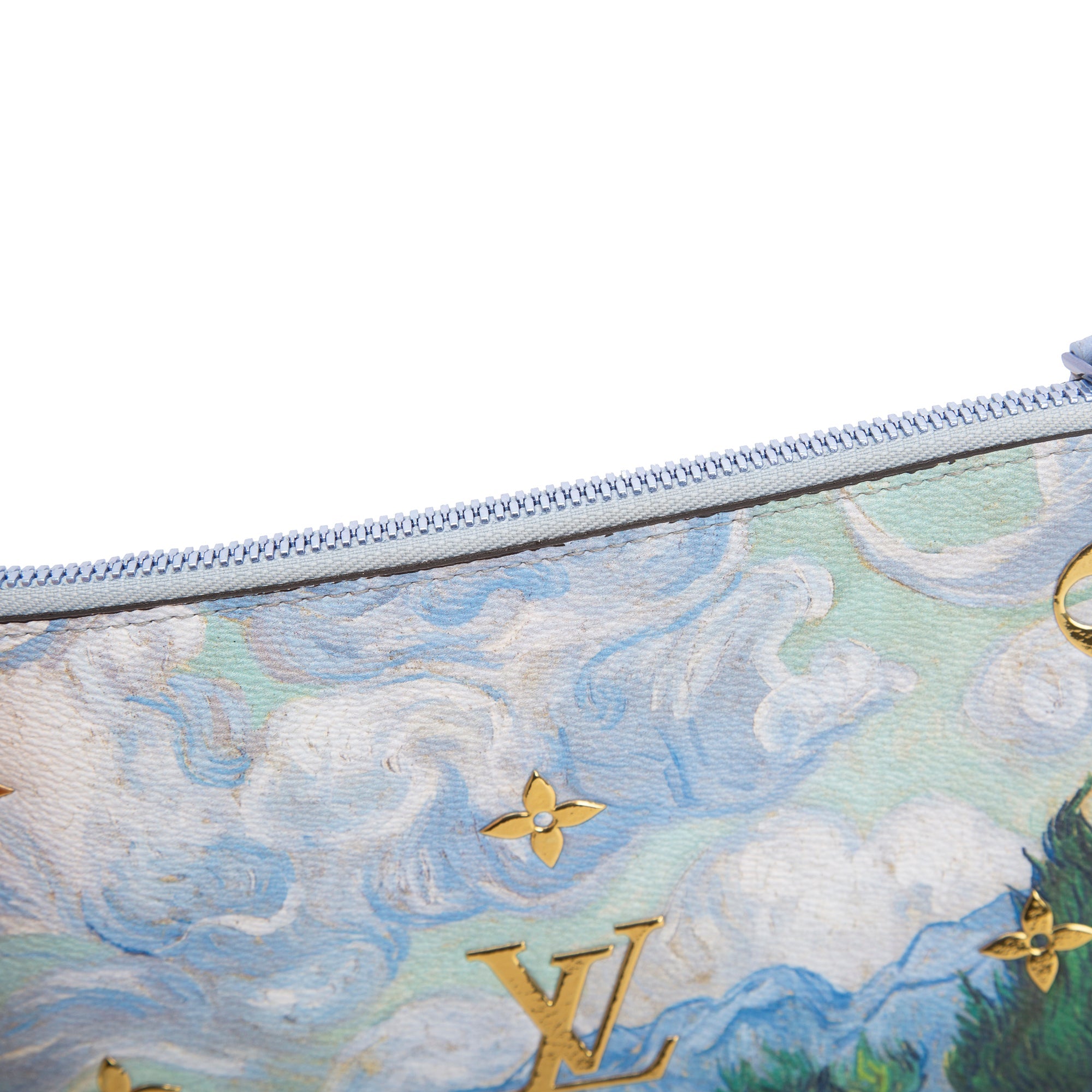 Louis Vuitton Limited Edition x Jeff Koons Masters Collection Van Gogh Pochette Clutch