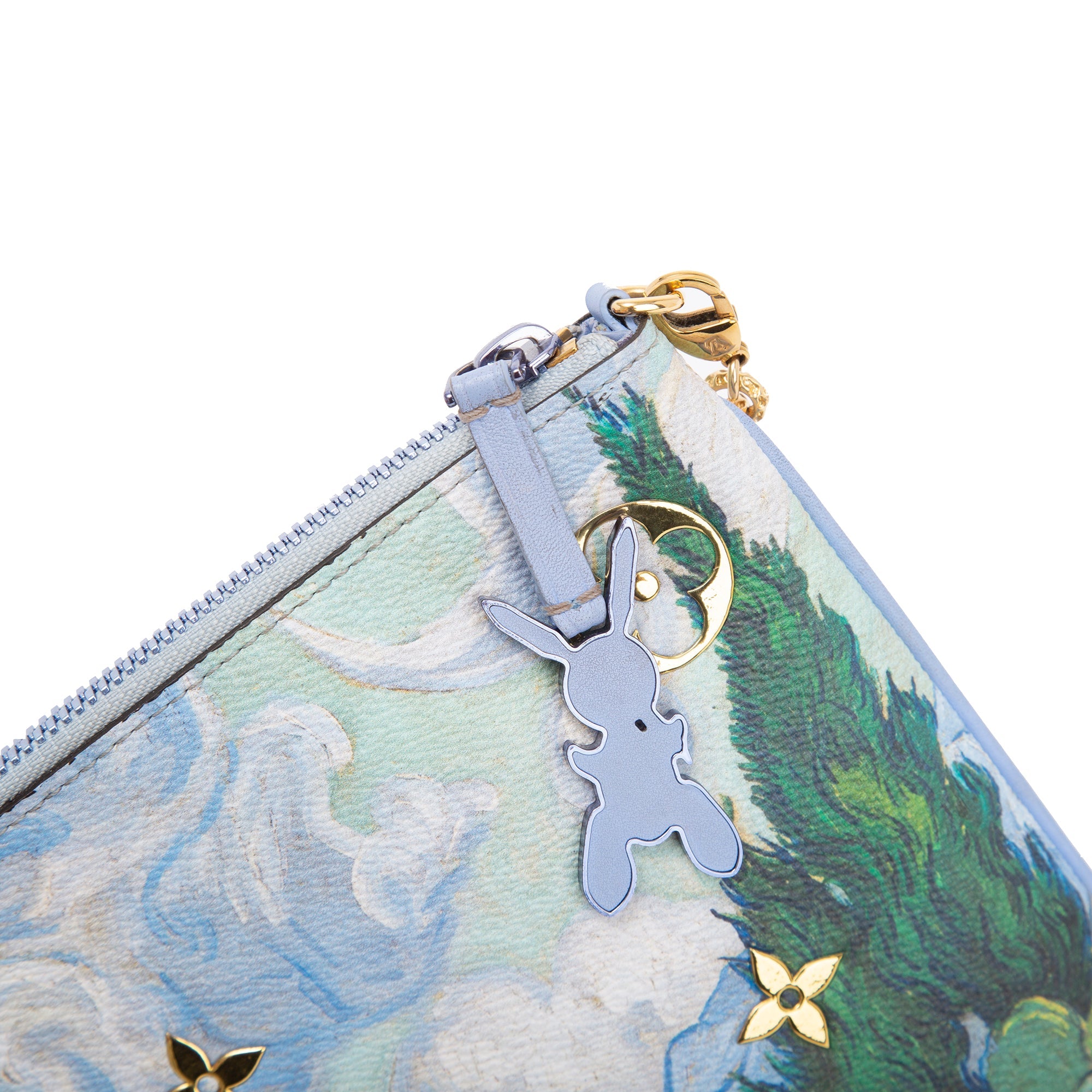 Louis Vuitton Limited Edition x Jeff Koons Masters Collection Van Gogh Pochette Clutch