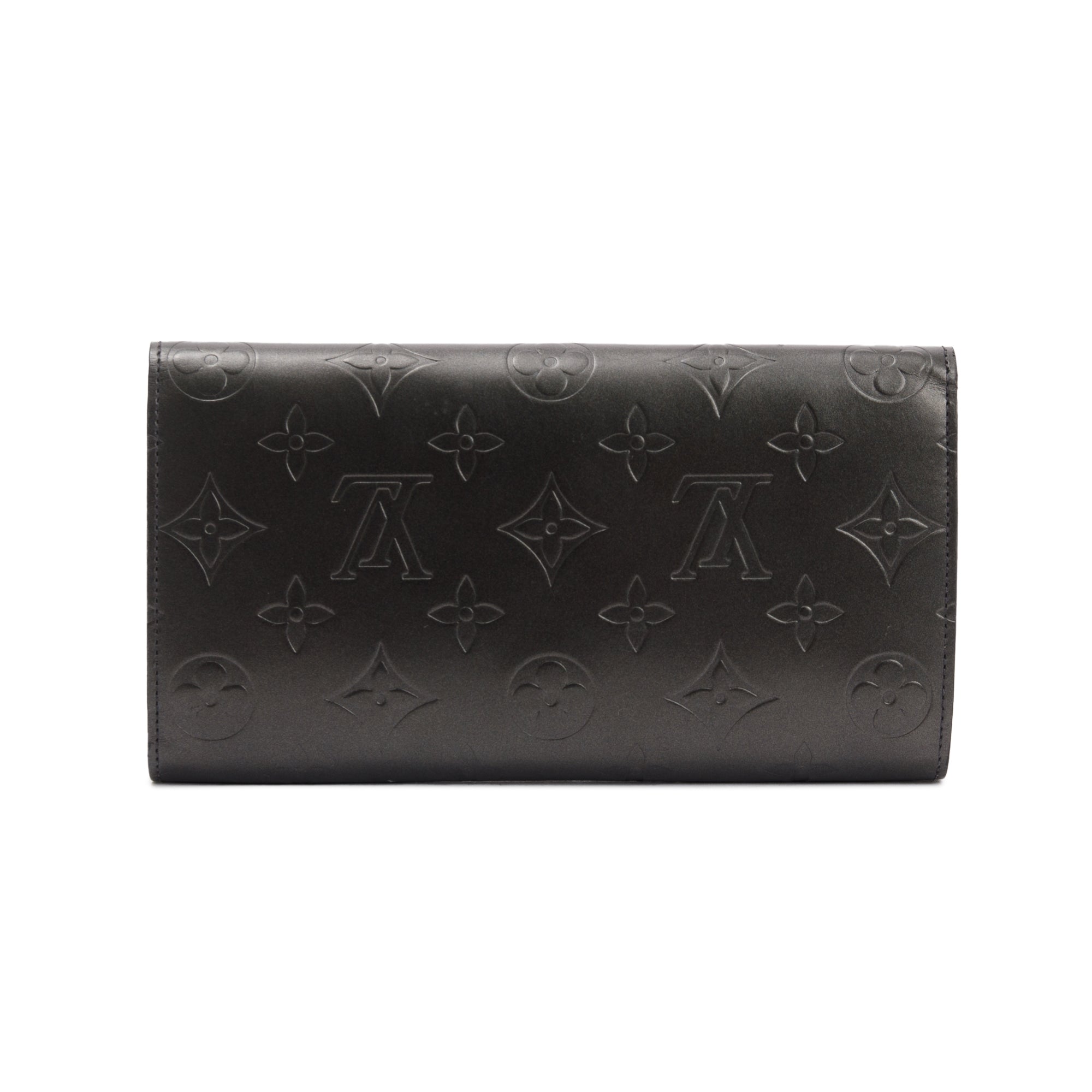 Louis Vuitton Matte Grey Monogram Vernis Leather Porte Tresor International Wallet