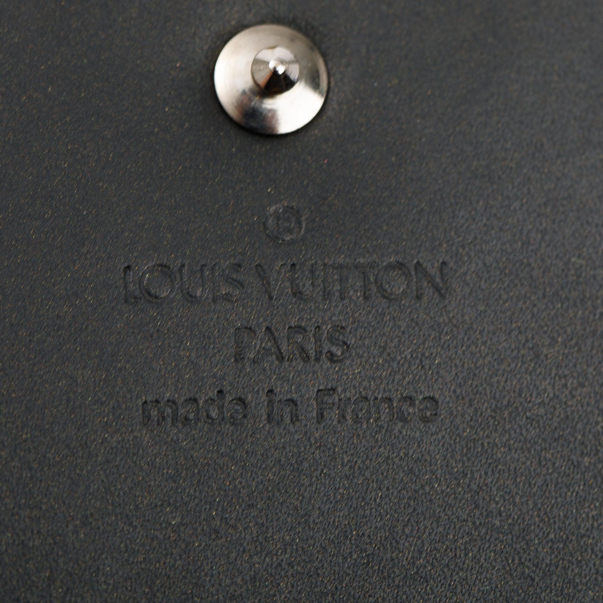 Louis Vuitton Matte Grey Monogram Vernis Leather Porte Tresor International Wallet