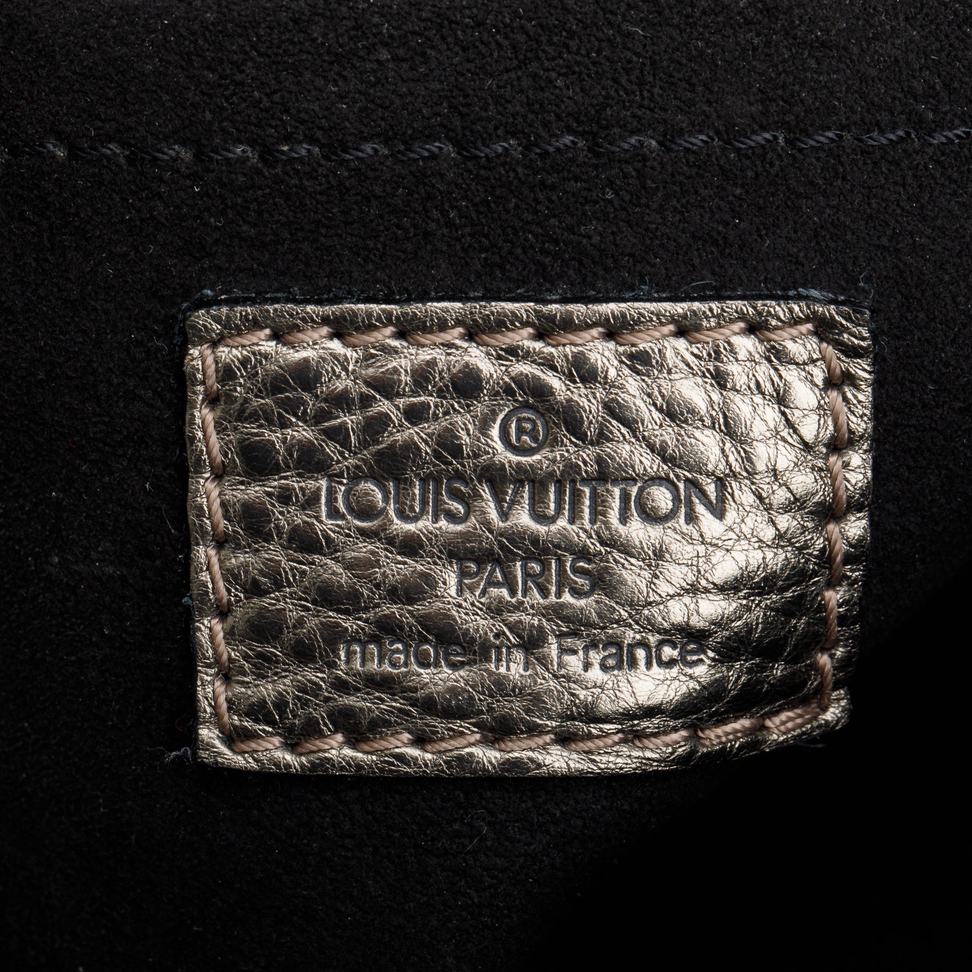 Louis Vuitton Metallic Monogram Mahina Leather XS Hobo