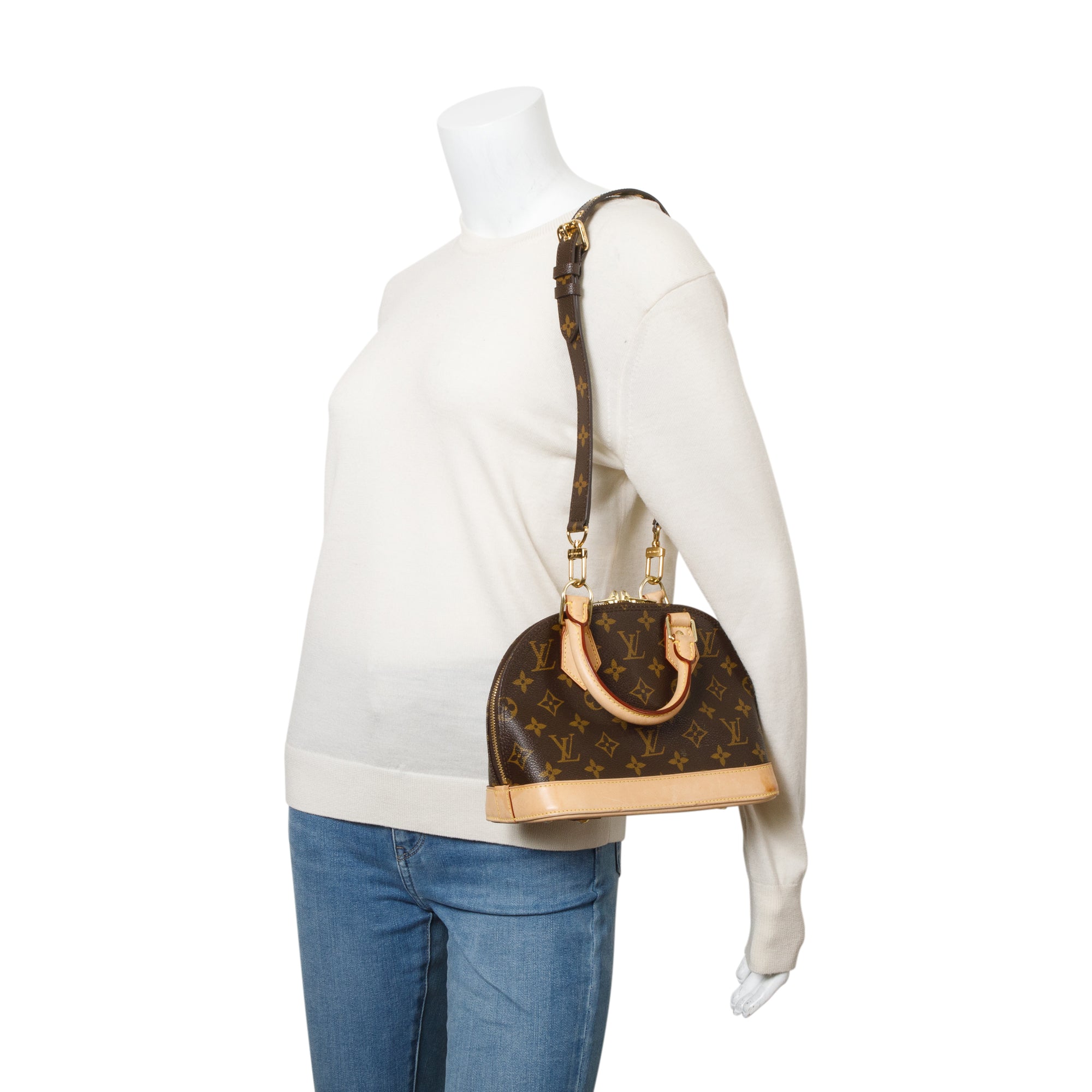 Louis Vuitton Monogram Alma BB w/ Monogram Strap