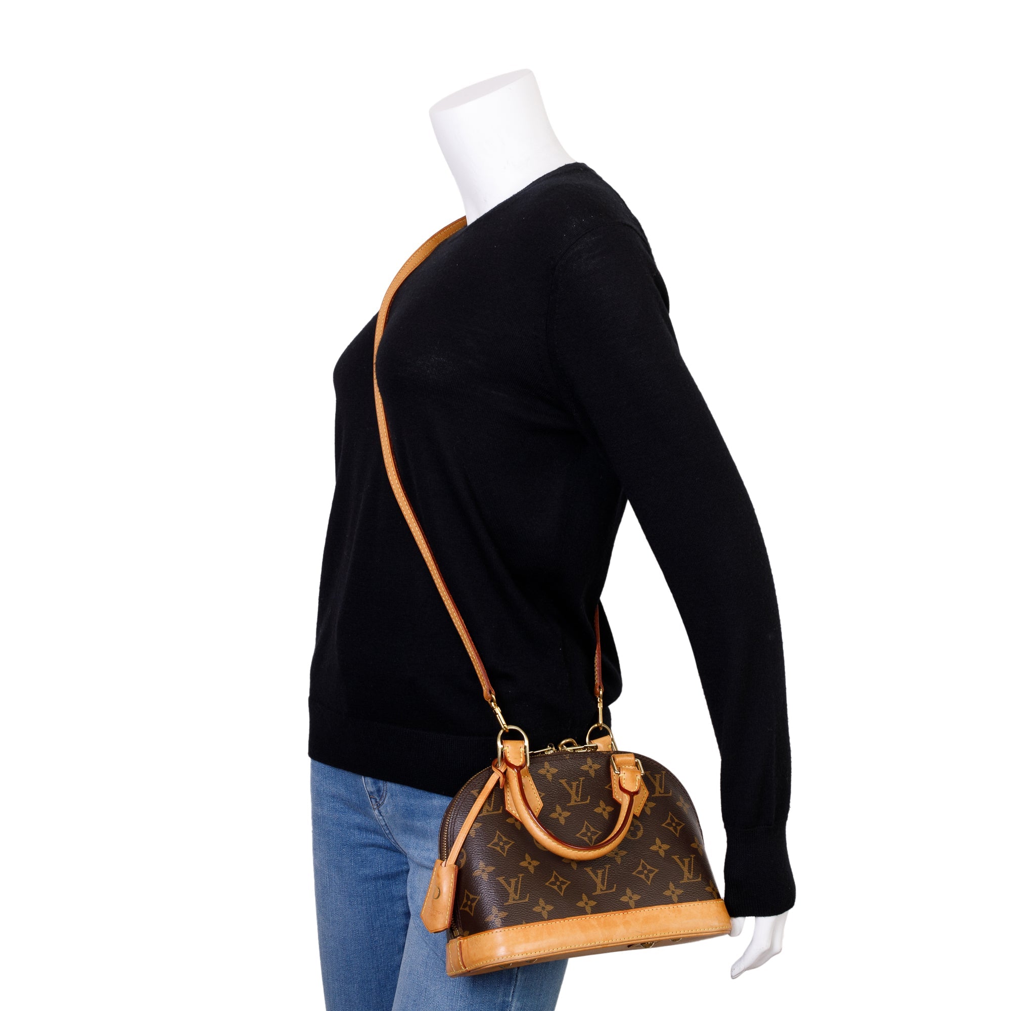 Louis Vuitton Monogram Alma BB w/ Strap