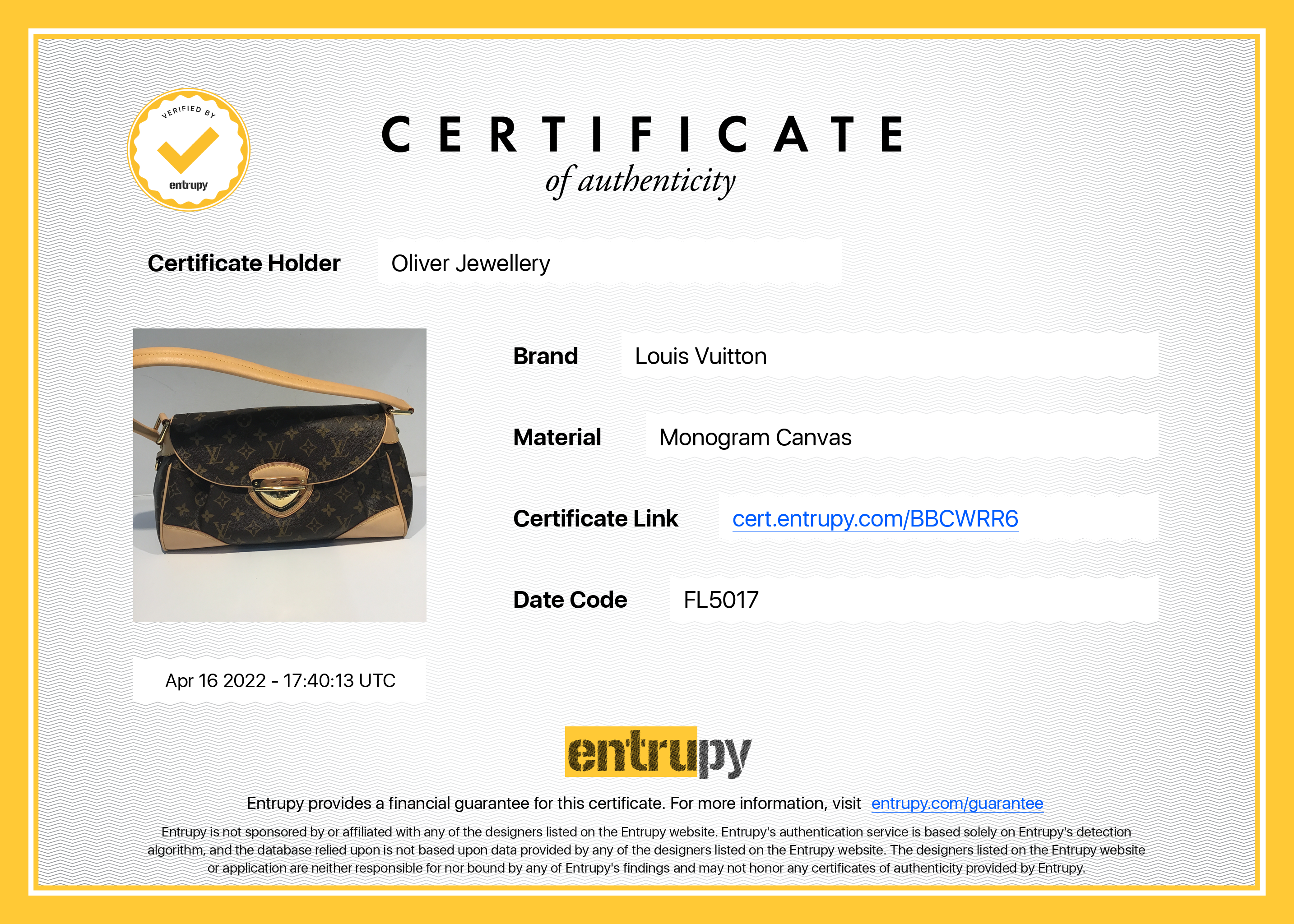 Louis Vuitton Monogram Beverly MM