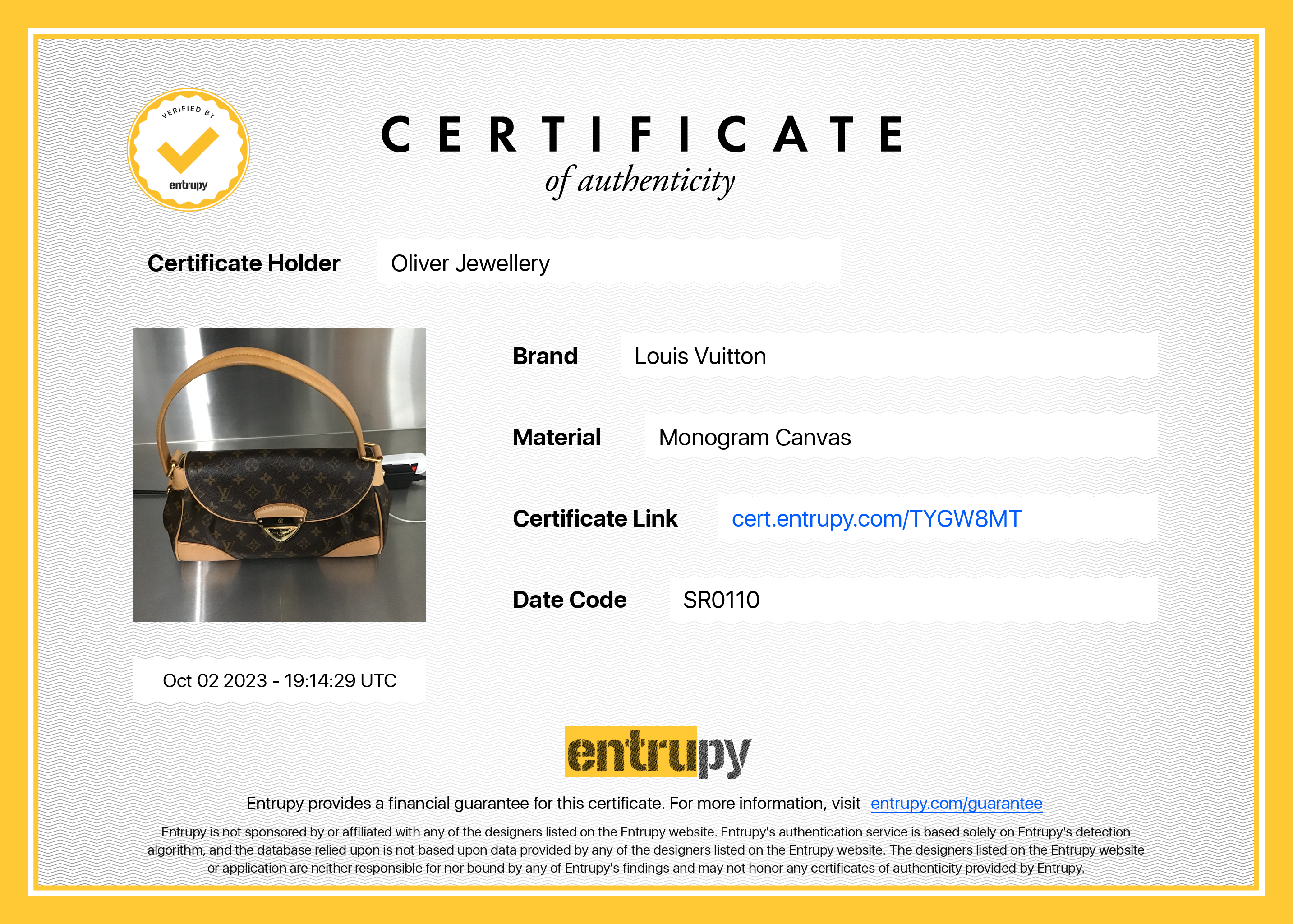 Louis Vuitton Monogram Beverly MM