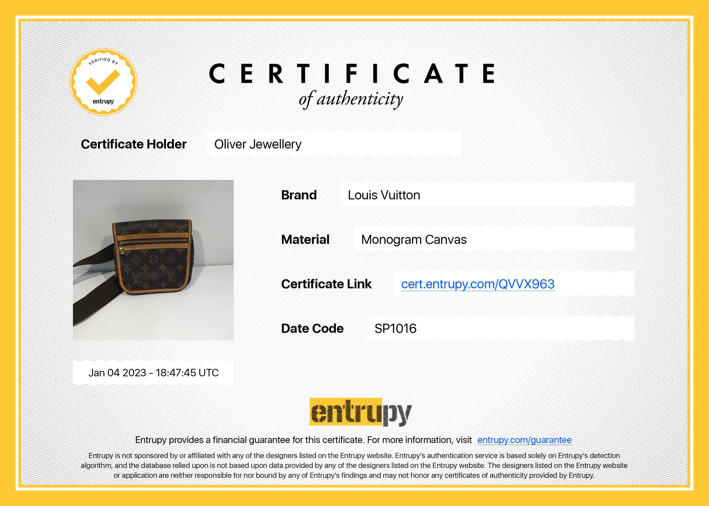 Louis Vuitton Monogram Bosphore Bum Bag